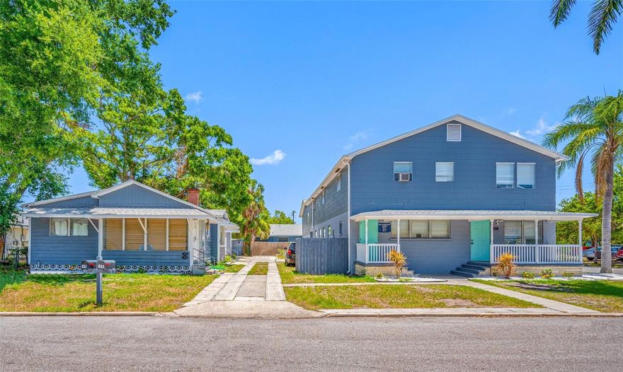 Prime 6-unit multifamily community just minutes from Downtown Bradenton, featuring a desirable mix of 1-, 2-, and 3-bedroom floorplans and offering a 6.5% takeover cap rate with adjusted taxes and full expenses. Recent capital improvements include new roofs in 2018 and updated water heaters and AC systems in 2023. Additional income potential from onsite laundry and storage units. Located just 0.9 miles from the heart of Downtown Bradenton and surrounded by top attractions like LECOM Park, Pier 22, and The Bradenton Riverwalk. The property benefits from proximity to major retailers including Starbucks, Publix, Walmart, and Costco, and is 23 minutes from Sarasota–Bradenton International Airport. Situated in one of the nation’s fastest-growing metro areas with projected 10-year job growth of 44.6%, this investment offers both immediate cash flow and long-term upside. Listing includes Parcels 4374800059 and 4374800109