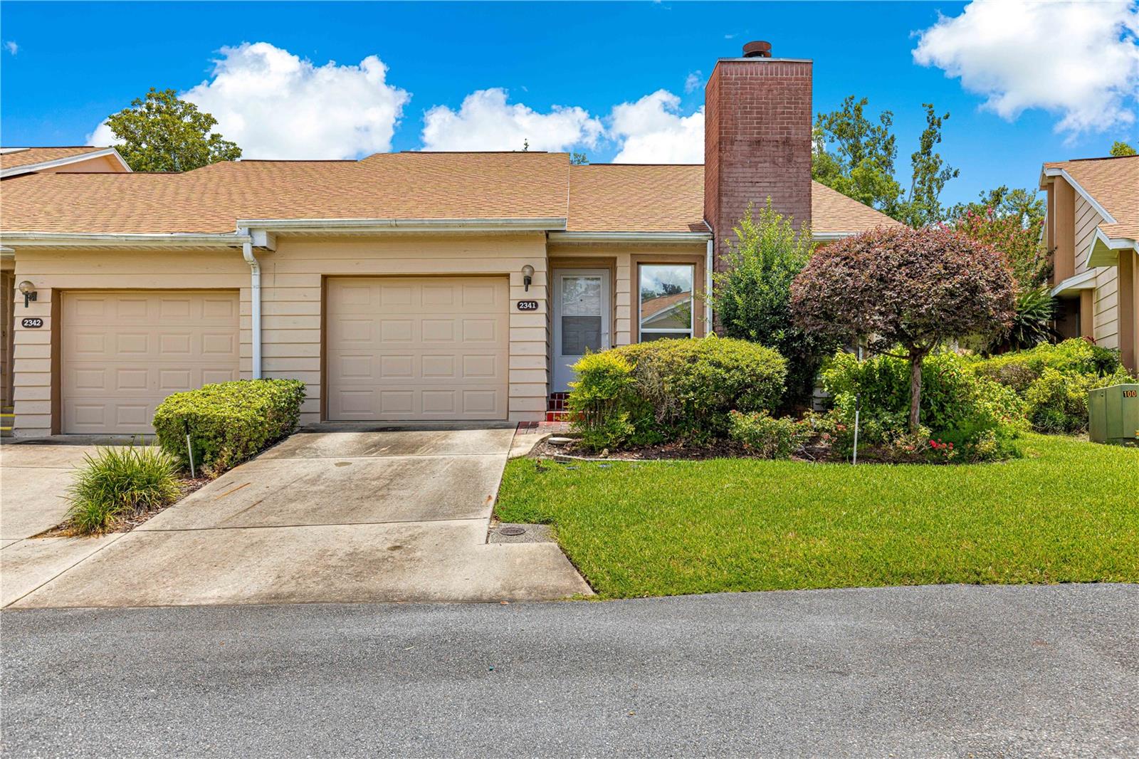 Welcome to 2341 SE 19th Circle in The Maples of Woodland Villages. Conveniently located in the heart of SE Ocala, this home and community offer both charm, and convenience. With 2 bedrooms and 2 bathrooms, this end unit is filled with natural light and features a 1-car garage and a spacious back patio—perfect for relaxing, grilling, or entertaining. Enjoy peace of mind with a new roof installed in 2023 and a brand-new AC unit in 2024. The community amenities include a fishing pond, dog park, tennis courts, and a pool area with covered seating and grills. There’s even a reserved space near the pool available to rent for events. Schedule your private showing today.