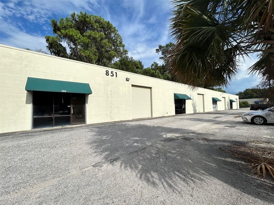 2000 SF Warehouse with M-1 Zoning available now!  One grade level roll-up door.  Office space includes 3 Offices, Reception area, 1 Bathroom.  Nice large warehouse space.