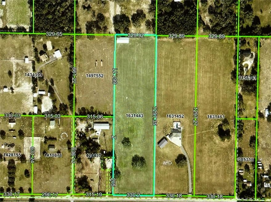 RARE FIND - 10 acres of Pasture Land tucked away in the Historic community of MASARYKTOWN!  Buy Dirt! and BUILD YOUR DREAM HOME and BRING YOUR HORSES - Equestrians dream come true!  94 x 40 Foot Barn with 1600 SqFt Enclosed with Two Roll Up Doors.  Active High and Dry Tifton Hay Field, this 10 Acres is Zoned Agricultural Exemption with low taxes.  The Land is gated and fenced on all sides.  This is a special one-of-a-kind property.  US 41 and few miles to Suncoast Parkway making an easy commute to Tampa or Orlando a breeze.  The sunsets are phenomenal.  Don't miss this chance to transform your vision into reality in this exceptional property.  Call today to come see for yourself.