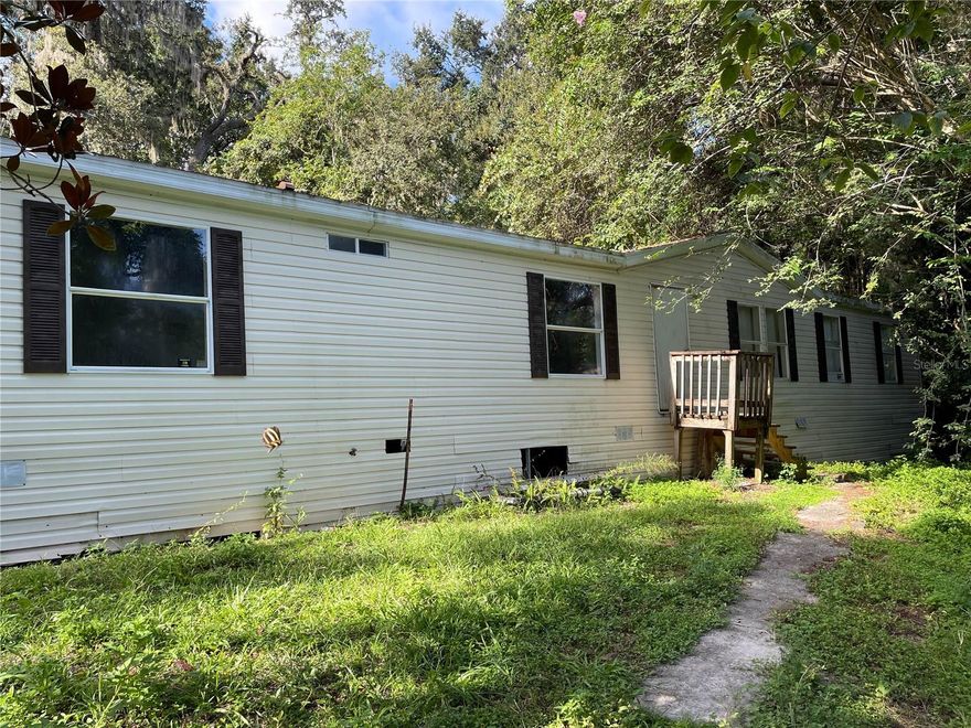 Investor Special! This 4 bedroom, 2 bath manufactured home sits on almost half an acre, offering plenty of space and potential. With some updates, this property could be an excellent rental, flip, or affordable primary residence. Don’t miss this opportunity to put your vision to work.