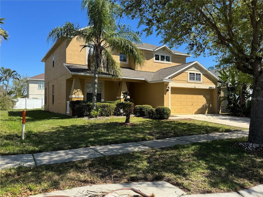 Great Opportunity, Spacious and immaculate 4 bedroom 2 1/2 bath home with dramatic entry foyer, This home features a large eatin kitchen with plenty of cabinets, breakfast area, and opens to the generous size Great room perfect for entertaining. Also on the first floor is a separate dining room as well as a Flex room, offering the opportunity for a den, living room or another bedroom.. The home sits on a generous size lot in the desirable and gated community of Mira Lago with resort amenities. The location is close to restaurants,  shopping and Little Harbor Resort, as well as a waterfront county park with boat launch, beach area and picnic pavilions. This is a perfect opportunity to truly enjoy Florida living at its best.