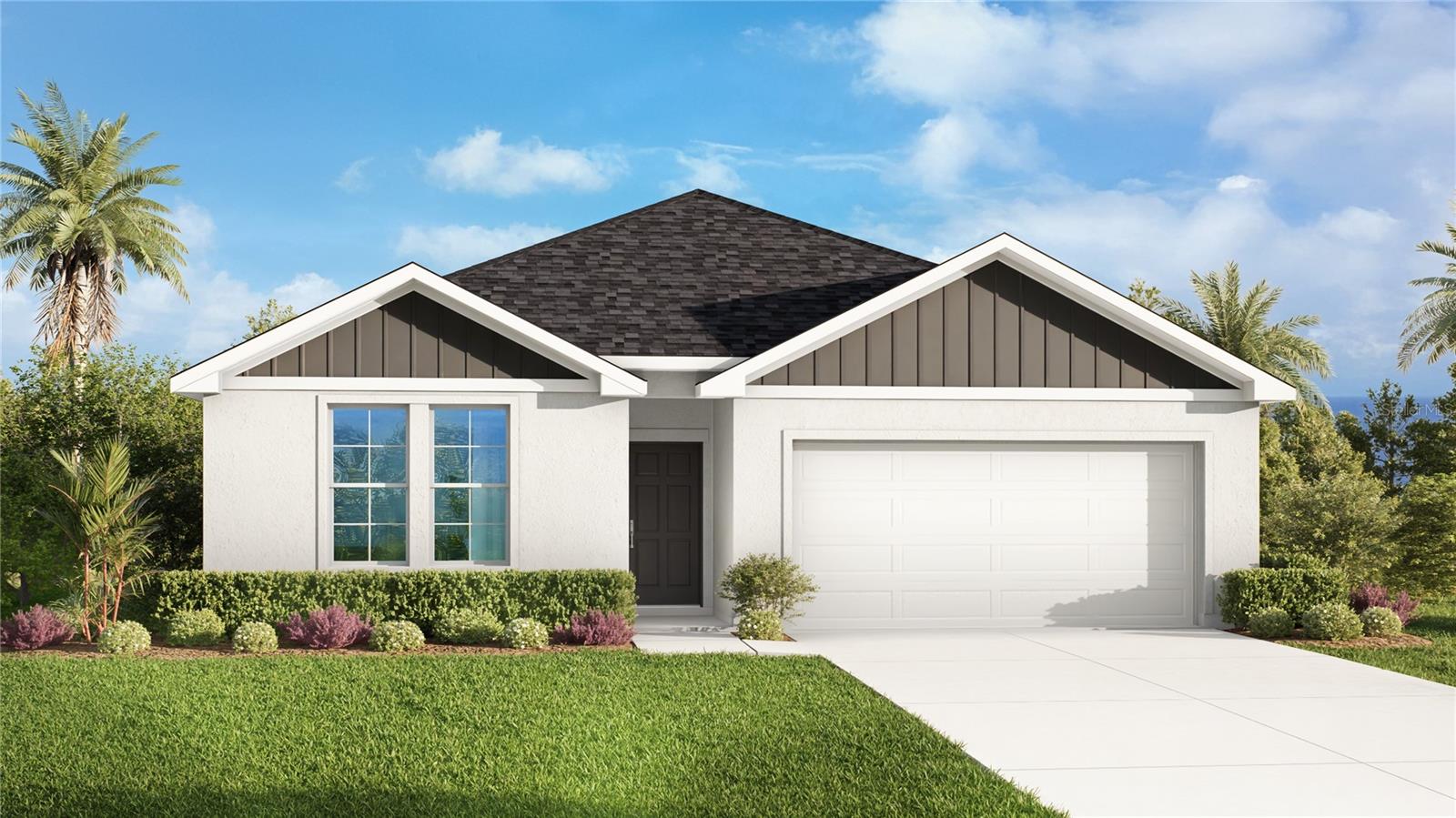 Under Construction. "Photos are of a model home or previously built home and are for illustrative purposes only. Actual home may vary in color, finishes, features, and layout. Please contact the sales team for details on specific homesite selections."
Welcome to your dream home, where style and functionality come together seamlessly! The charming exterior features a stone-accented front elevation that creates beautiful curb appeal. Step inside to find a thoughtfully designed interior boasting an upgraded stainless steel appliance package — including a side-by-side refrigerator — and a stunning kitchen complete with subway tile backsplash, upgraded Level 2 cabinets with crown molding and hardware, and sleek quartz countertops.
The open-concept layout features luxury vinyl flooring throughout the main living areas, providing both durability and style, while the bedrooms offer plush carpeting with an 8lb carpet pad for ultimate comfort. LED lighting is installed throughout the home to maximize energy efficiency, and a designer light fixture adds an elegant touch to the dining room.
The spacious primary suite includes a double sink vanity, a large walk-in closet, and quartz countertops in the bathroom, matching the home's sophisticated finishes. Additional thoughtful upgrades include blinds on all operable windows, ensuring privacy and convenience from day one.
This beautifully finished home is move-in ready and designed for modern living — don't miss your opportunity to make it yours!