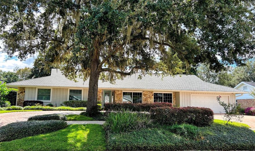 One or more photo(s) has been virtually staged. Priced below recent appraisal which came in at $915,000.  Recent updates include:  Roof 2019, AC main house 2020, AC for Bonus room 2021, new Anderson windows 2020/2021, new ductwork and insulation 2023, new pool pump, filter, pool vacuum and pool light 2023, washer, dryer, dishwasher, disposal and range hood, gas stove and refriderator 2022/2023, garage door 2022, water heater 2025.  Home has a plug for a generator.  Propane tank for gas fireplace is owned and has not been used recently.  Propane tank for range is leased.  Kitchen has granite counters, island and built in desk.  Floor plan could work for an in-law suite set up.  Primary bedroom has sliders out to beautifully landscaped backyard and pool.  The 5th bedroom (possible in law suite) also has sliders out to the backyard.  2 of the secondary bedrooms have built-ins.  Formal living and dining rooms too.  Home has a 35 x 20 bonus room with brick floors and wet bar.  2 sets of french doors lead out to pool and backyard.  Great floor plan for entertaining.  Circular drive for additional parking.  Call today to schedule your private showing.