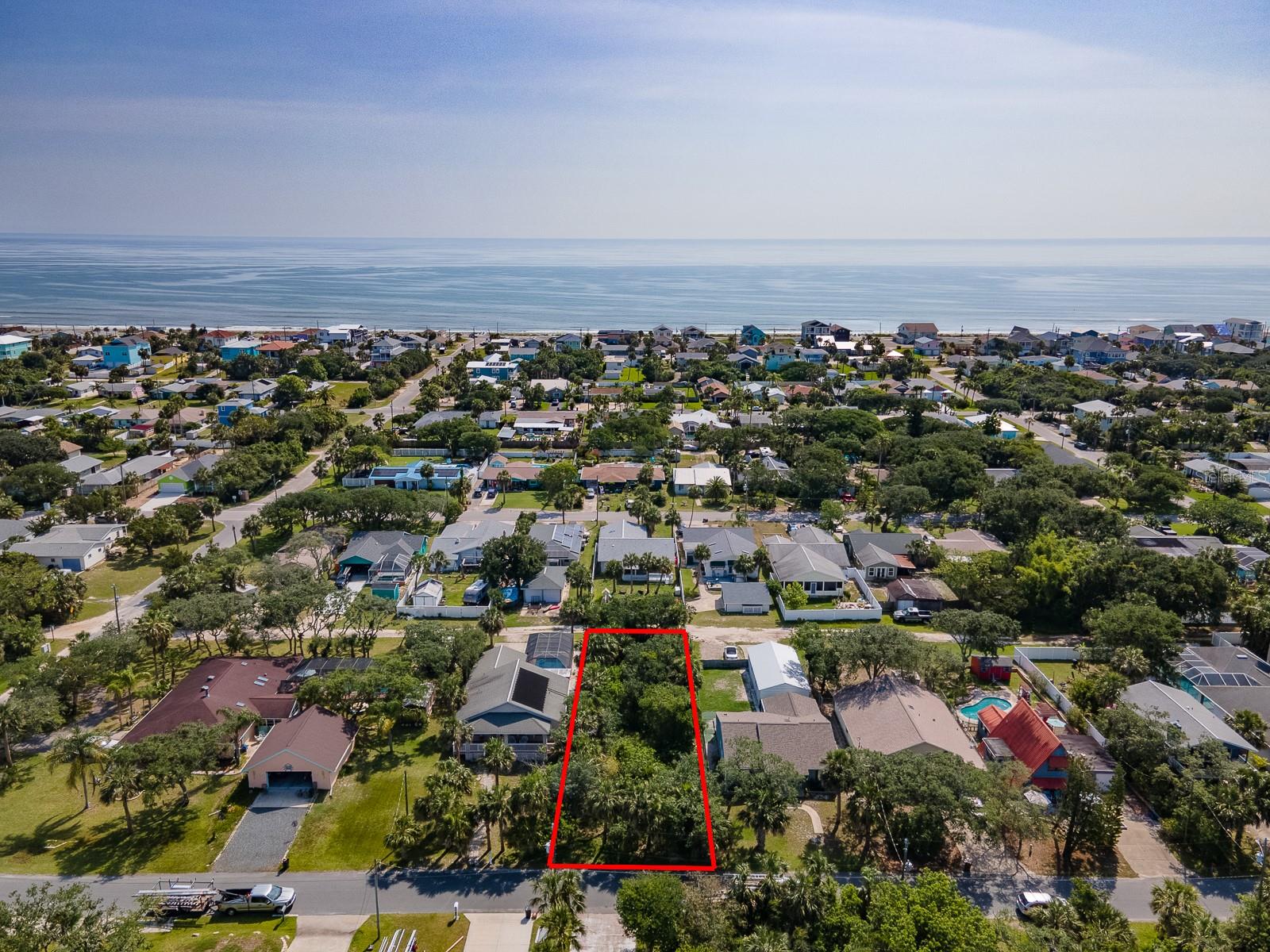 BEACHSIDE RESIDENTIAL LOT! One of very few Flagler Beach residential lots remaining in this beautiful town. Build your dream home on this 50 x 150 lot, with just a short 4 block stroll to the beach. A set of 1st rate building plans available. Flagler Beach is a great place to take lovely neighborhood walks through town. Whether you are walking the beach, riding a bike, or cruising in your golf cart, you will enjoy our towns beachside lifestyle. Your location is close to the center of town, as easy bike or golf cart ride away from dozens or unique eateries and shops. Flagler Beach also has many parks and trails for outdoor recreation, with the Intracoastal Waterway offering stellar boating and fishing opportunities. Flagler Beach is scenic 30-minute drive north to historic St. Augustine through the Hammock Dunes and Matanzas Inlet areas. World-famous Daytona Beach is just 30 minutes south. Orlando and Jacksonville are just an hour away, with I-95 a short 3 miles away - the shortest distance in Florida to a beach. Come visit, take a tour and find out why the locals love Flagler Beach, by becoming one yourself! Make it yours.