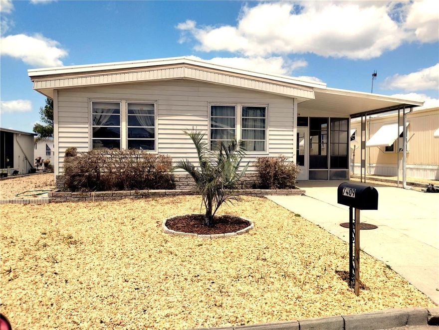 Welcome to easy Florida living in this well-maintained 3-bedroom, 2-bath mobile home located in a desirable 55+ community with very low annual HOA dues.
This home features a spacious and functional layout, along with an enclosed sunroom—perfect for enjoying your morning coffee or relaxing year-round in comfort. The low-maintenance yard is beautifully finished with decorative rock, eliminating the need for lawn care and making this an ideal seasonal or full-time residence.
Offered fully furnished, this home is truly move-in ready—perfect for those looking for a seamless transition or a seasonal getaway without the hassle of furnishing.
Residents enjoy access to a community clubhouse, pool, and a variety of social gatherings, creating a welcoming and active lifestyle. Conveniently located less than a mile from US-19 and near the Gulf, this home offers quick access to shopping, dining, and everyday essentials.
Whether you're looking to downsize, invest, or enjoy a peaceful Florida retreat, this property offers comfort, convenience, and value.