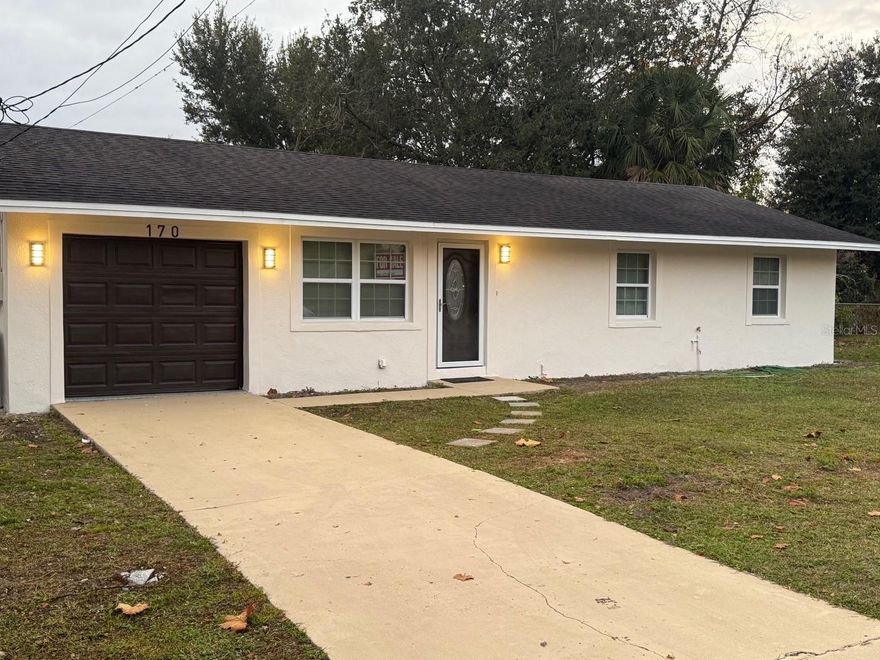 PROPERTY JUST COMPLETED WITH RENOVATIONS. HOUSE LOCATED IN APOPKA FEATURES 3 BEDROOMS, 2 BATHROOMS, AND A 1-CAR GARAGE. WALK IN TO A LIVINGROOM/DININGROOM COMBO PERFECT FOR ENTERTAINING GUESTS. MASTER BATHROOM HAS A JACUZZI TUB. LARGE BACKYARD WHERE THE POSSIBILITIES ARE ENDLESS. CALL WITH ANY QUESTIONS.