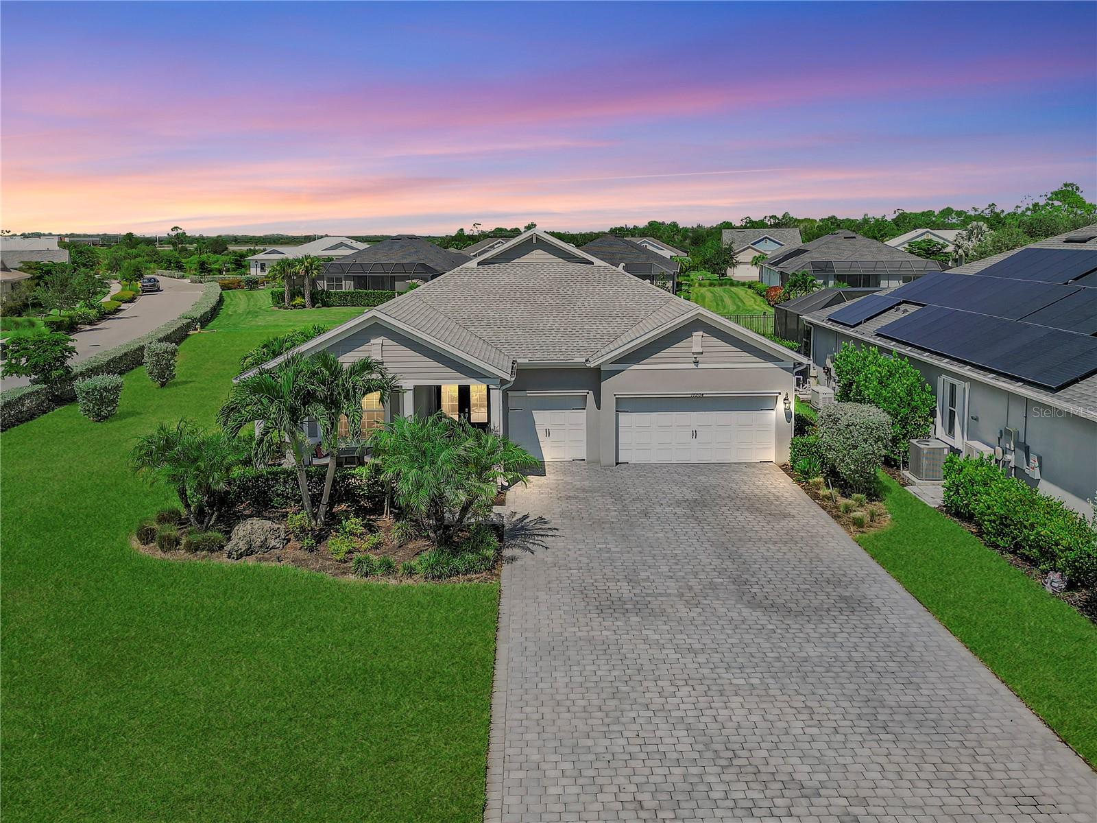 Exquisite Designer Pool Home in Lake Timber. This is more than a home—it’s a MASTERPIECE! Welcome to the most exceptional and elegant pool home ever offered in one of the most sought-after neighborhoods! Perfectly situated near Founder’s Square on one of the largest lots in the community, this residence sets the standard for luxury living inside and out. From the moment you arrive, you are greeted with a long six-car driveway, a 3-car garage, and a grand front porch that opens to a world of refined sophistication. Every inch of this home has been meticulously designed with over $365,000 in CUSTOM UPGRADES, making it truly one-of-a-kind. Step inside to discover: Elegant PIANETTO 32-inch porcelain tile floors throughout the entire home, valued at $30K with stunning custom Maximo tile feature wall with built-in 83 inch TV space and an impressive 10-foot fireplace. Gourmet Kitchen with wine fridge and built in upgraded appliances.Solid core wood bedroom doors with mirrored backs, tall baseboards, crown molding, and professional designer paint and feature walls.California Closets throughout, even the pantry!
A Savonte premium sound system with Magnolia Tech with speakers in every room, total 14 speakers, subwoofer, and seamless integration ($15K). An 8K professional security system, central vacuum system, and motorized electric blinds across the entire home. Exquisite lighting package with designer fixtures and sparkling crystal chandeliers. The master suite is a retreat unlike any other, featuring a spa-worthy bathroom with a custom marble wall tile, floating vanities with marble tops, exquisite walk-in shower with rainfall faucet, dual Moen digital temperature gauges, remote-control color-changing lights, and a luxury soaking tub. The outdoor living space is where this home truly shines. Step out to your private oasis, complete with: - A custom-designed pool with automated enclosure for full seclusion and electric privacy blinds.
- A $42K high-end pergola with retractable roof, fire pit, ceiling fan, TV wall mount with TV, and sound system.
- Full outdoor kitchen for effortless entertaining. - All Teak Wood table & patio sectionals in the back porch and front porch furniture are included in the sale.
This home is not only breathtakingly beautiful but also functional, this seller put HEART & SOUL with every detail thoughtfully curated for comfort, luxury, and convenience. Schedule your private showing today! Enjoy living in Babcock Ranch, America's first entirely solar-powered town, with access to multiple community pools, nature trails, with shopping and dining. Come enjoy the convenience living with festivals, farmer's markets, Concerts, Health gym and just a golf cart ride to the grocery store. There is so much to do with hundreds of clubs and activities planned every month. Beautiful parks and amenities let you experience SW Florida at its finest! Come live a better life at Babcock Ranch!The upgrade list is too extensive to capture in full, making this home a rare opportunity for those seeking true luxury living in Babcock Ranch. Schedule your private showing today! LOW HOA's !! Enjoy living in Babcock Ranch, America's first entirely solar-powered town, with access to multiple community pools, nature trails, with shopping and dining. There is so much to do with hundreds of clubs and activities planned every month. Beautiful parks and amenities let you experience SW Florida at its finest! Come live a better life at Babcock Ranch!