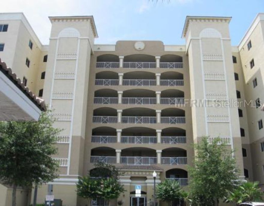 Gorgeous Turkey Lake frontage Condo on the 6th floor, bright open floor plan that feels much bigger than the actual sq ft. Panoramic views of the lake and Orlando skyline that will take your breath away, relax on your huge balcony while enjoying nightly firework shows from Universal Studio, Sea World and Disney. Brand new laminate flooring, brand new refrigerator, range and microwave oven, one year old Carrier brand a/c system. The building elevators, gated community with gym, clubhouse, pool and fishing dock.