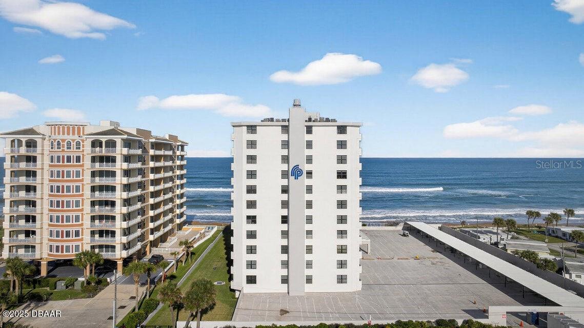 Priced to sell! Don't miss this 2-bedroom, 2-bath south-facing unit on the 8th floor at The Regency in Ormond Beach. Enjoy ocean breezes and beautiful views from this well-maintained condo located in a highly desirable oceanfront building. The Regency offers top-notch amenities, including an oceanside pool, private beach access, secure underground parking (for most units), keyless FOB entry, surveillance throughout, a social room with full kitchen, fitness center, library, and game room. Rentals are permitted with a strict 2-month minimum. Monthly fees include basic cable, high-speed internet, water, sewage, pest control, and trash. Fantastic location within walking distance to restaurants, shops, and Publix. Live the beach life with comfort, security, and convenience
