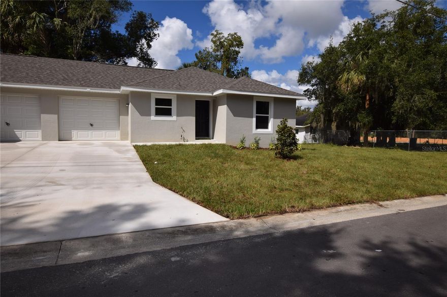 2 Bedroom, 2 Bath Duplex For Rent in Eustis, FL 32726; Range, Refrigerator, D/W, Disposal, Central Heat and A/C.