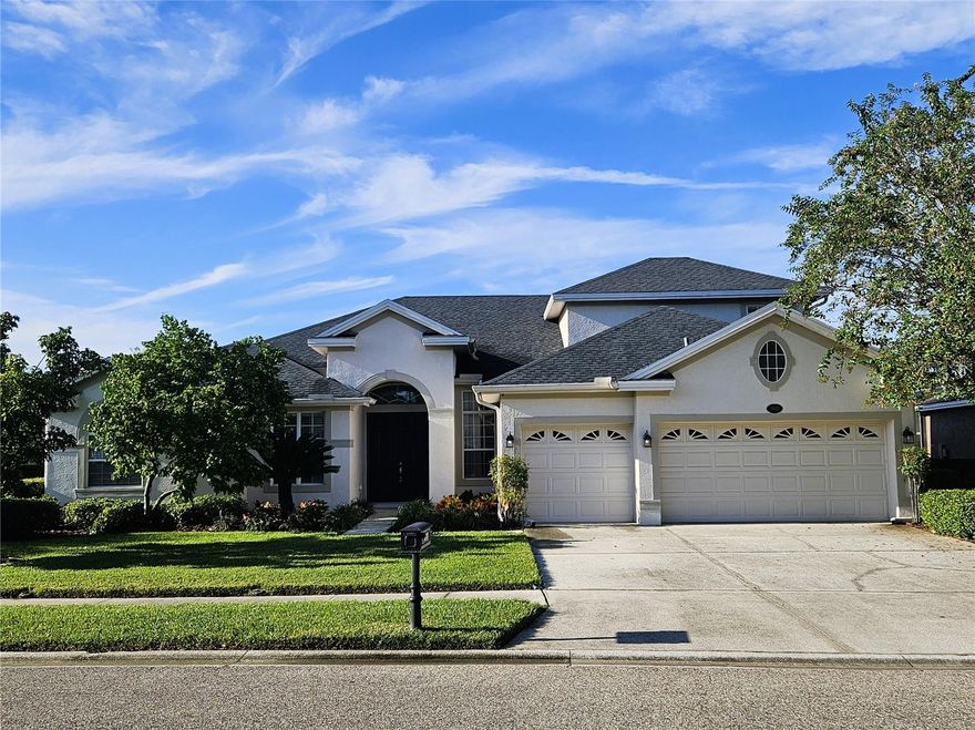 Luxurious Spacious Waterfront Living in Odessa Minutes from SR54 and the Suncoast Expressway. 4 Bedroom, 3 Bathroom, Home with Den, Loft, and a 3 Car Garage in the Gated Community of Ivy Lake Estates in Odessa.  With over 3,500 SqrFt this Upscale Open Floorplan showcases an abundance of space: A formal Dining Room in the front of the Home and separate Living Room and Family Room with long range Views of the Lake.  The Primary Suite is on the left in this split bedroom configuration.  It is a true Sanctuary with a Tray Ceiling with Fan, a separate Sitting Area, 2 Walk-in Closets, and direct access to the Screened Lanai.  And don’t forget those panoramic Water Views from the Primary Bedroom Windows!  The En-suite Bathroom has 2 Vanities, a Glass Enclosed Walk-in Shower, a Garden Soaking Tub, and a Toilet Closet.  You will enjoy cooking in the Chef’s Dream Kitchen that opens to a Breakfast Nook and the Family Room.  Highlights include Tall Wood Cabinets, a Subway Tile Backsplash, Corian Countertops, a Prep Island, a Walk-in Pantry, and Stainless-Steel Appliances including a Gas Cooktop.  The remaining 3 Bedrooms are on the right side of the Home.  Each are in perfect condition and have Ceiling Fans and Double Closets.  They share 2 Full Bathrooms with Tub-Showers.  So many possibilities for the 2nd Floor Loft.  At 29.5” x 17.5”, this monumental room can be used as a 2nd Family Room, a Craft Center, a Game Room, a Fitness Center.  The list is endless.  Additional features of this Home are a Laundry Room with Washer and Dryer, a Double-Door stately Office, a Covered Porch with Screened Patio to relax and relish the tranquil waters of Ivy Lake, and a Whole House Water Softener.  Ivy Lake Estates has several Playgrounds that contain a Basketball Court, a Soccer Field, Covered Play Equipment, and a Picnic Area with Bathrooms.  Fantastic locations with easy access to many Restaurants, Shopping, and Entertainment along SR54.  Dogs permitted on a case-by-case with Owner's approval.  $350 Non-refundable pet fee for each dog.  The property is Professionally Managed and Maintained.  There is a one-time $150 Administration Fee, a $75 Application Fee for each applicant 18 years or older.  Applicants should have a minimum 700 credit score, Gross Monthly Income of at least 2.5 times the Monthly Rent, and stable Rental History (no Evictions or Tenant Collections).
