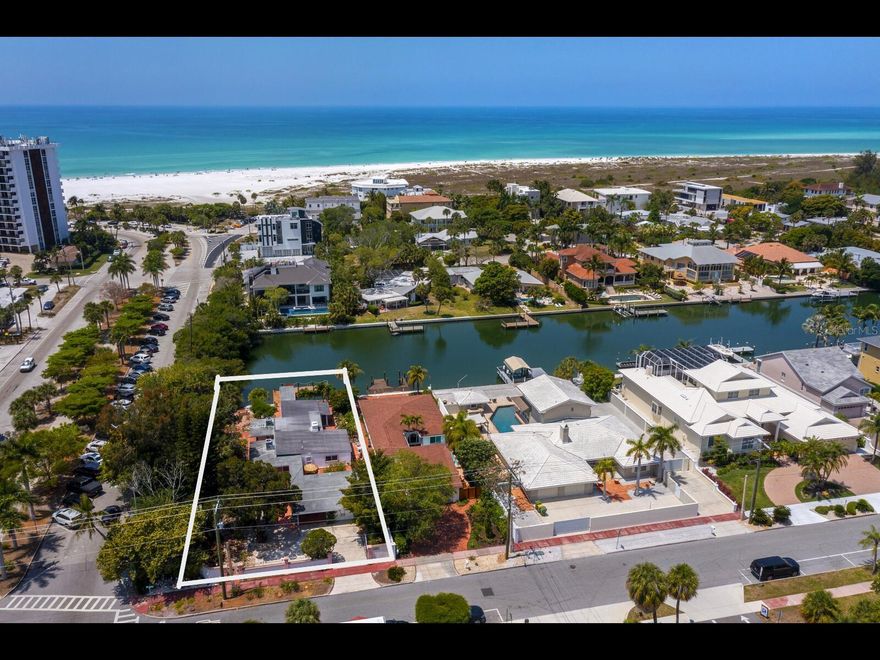 Canal front property, storm damaged home with separate casita.