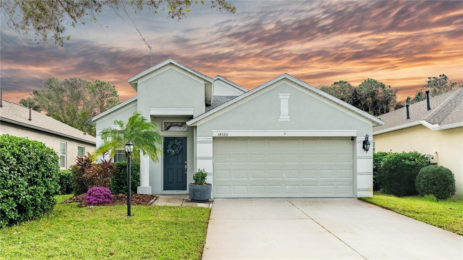 Welcome to a harmonious blend of comfort, style, and prime location! This enchanting 3-bedroom, 2-bathroom home, complete with a versatile bonus den, presents an abundance of space for living, working, and playing, all showcased within an open and airy layout. Imagine sipping your morning coffee on the generous lanai, where there’s ample room to design your dream pool! The sun-drenched floor plan effortlessly invites warmth and joy, making entertaining a delight and transforming everyday moments into treasured memories.
And the location? It truly is unbeatable! You’re just a leisurely stroll away from the highly sought-after McNeal Elementary and Nolan Middle School—ideal for those hectic mornings and quick afternoon pickups. Nestled in the heart of the welcoming Greenbrook Village, this home offers an exceptional blend of community spirit, convenience, and a touch of luxury. Don’t miss the chance to discover why 14320 Tree Swallow Way could very well be your forever home!