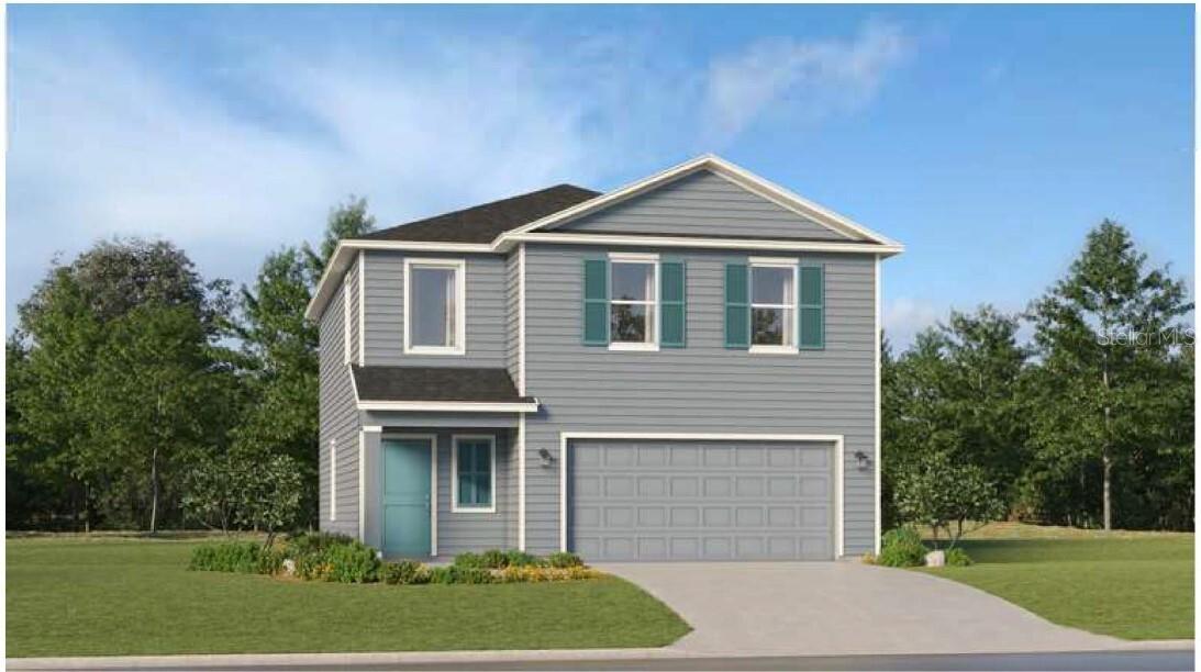 This brand-new single-story home features 4 bedrooms and 2 bathrooms with a bright, open layout. At the heart of the home is a spacious gathering room that flows seamlessly into the kitchen and dining area, creating an ideal space for both everyday living and entertaining. The kitchen is equipped with quartz countertops, stainless steel appliances, and a large island perfect for meal prep or casual dining.
The private owner’s suite offers a walk-in closet and a well-appointed bathroom with dual sinks and a walk-in shower. Three additional bedrooms provide plenty of space for family, guests, or a home office. A covered lanai extends your living space outdoors, while the attached garage adds convenience and storage.