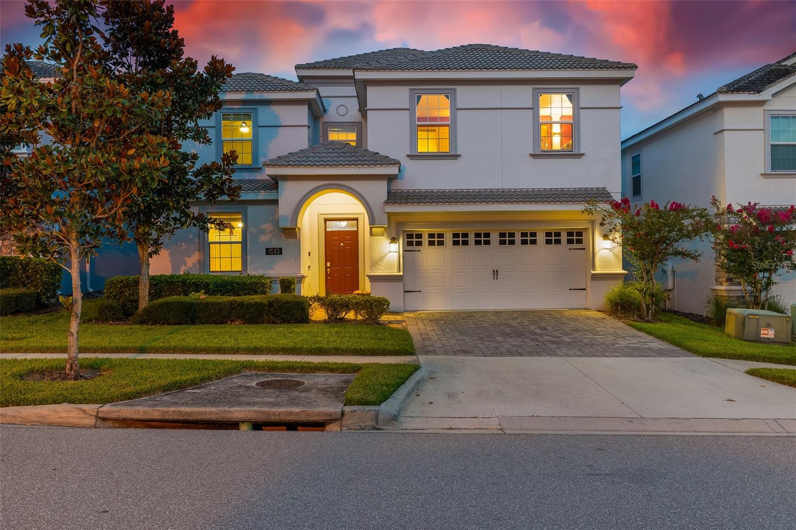 Escape to your own Enchanted Escape, a beautifully Disney, Harry Potter, and Marvel themed vacation rental located in the sought-after Champions Gate neighborhood of Davenport, Florida. This impressive 8-bedroom, 5-bathroom estate has been professionally designed by an interior decorator and features hand-painted murals by a professional artist making it the ultimate retreat for fun-seeking families and groups looking for an unforgettable vacation experience. Boasting a 5-Star rating on Airbnb and an Exceptional rating on Vrbo, this property comes with positive rental history, offering great potential for generating even more rentals with a dedicated investor. The property features 8 bedroom, 5 Bathrooms, sleeps 16 – thoughtfully designed for maximum comfort and convenience. Multiple professionally decorated and themed rooms featuring Disney’s Lion King, Frozen, Mickey Mouse and Minnie Mouse, 101 Dalmatians, Pirates of Caribbean, Aladdin, Marvel, Harry Potter, and Space themed décor with custom murals on walls and doors of all rooms. Private theater room with theater projection screen and professional surround sound. Arcade & game room for endless family fun. Chef’s kitchen with high-end appliances, private ice machine, and expansive prep space. Indoor/outdoor living with spacious family room opening to a screened lanai and pool. Fully furnished with all items thoughtfully selected to enhance guest comfort. Investment highlights include rental history with excellent reviews. Actively managed across Airbnb, Vrbo, private website, and social media platform and all will transfer to new owners. Offered turnkey and fully furnished, ready to generate income from day one. Rare opportunity to own a themed home in one of Central Florida’s top 5% short-term rental on Airbnb. Champions Gate Lifestyle highlights. Located just minutes from Walt Disney World, Universal Studios, and Orlando attractions, Champions Gate offers guests world-class amenities: The Oasis Club at Champions Gate with lazy river, water slides, tiki bar, and fitness center. Two Greg Norman–designed golf courses. Resort-style dining, shopping, and entertainment within the community. The opportunity is now. Whether you’re looking to expand your portfolio with an amazing vacation rental or acquire a second home that pays for itself, Enchanted Escape delivers the magic. This is more than a home—it’s a destination where guests create lifelong memories while you benefit from a performing investment. Call today to schedule your private showing of Enchanted Escape and experience the magic for yourself. All items updated in 2022: Pool Heater, Florida Glass installed on pool deck (you can see out but no one can see in), all new furniture, new paint and décor throughout, TV Living Room, washer and dryer, murals, new carpet fans, new high-end mattress and box springs, appliances, dishwasher replaced (2024), game room designed, pool furniture, theater completely redesigned and entrance to theater. All items as you see it stay with the home.