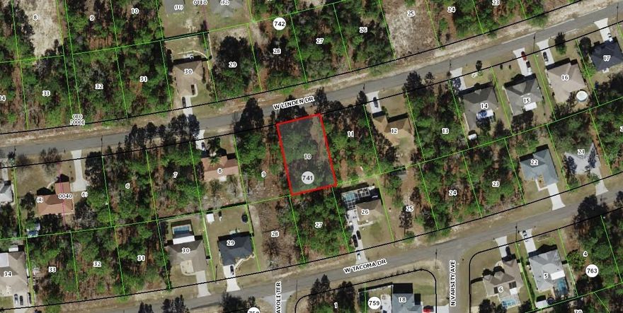 Beautiful buildable lot located at in the growing community of Citrus Springs, offering the perfect blend of peace, privacy, and opportunity. Nestled on a quiet paved street surrounded by newer homes and natural Florida landscape, this property provides an ideal setting for your future dream home or investment. Zoned PDR (Planned Development Residential), this flexible zoning allows for single-family homes with accessory structures and, depending on planning approvals, can support a variety of residential styles and community-oriented development concepts. Electric is nearby, public water is available, and a septic system will be needed, making it a great option for new construction. Citrus Springs is known for its relaxed lifestyle, low traffic, and access to outdoor recreation, including the nearby Withlacoochee State Trail, golf courses, parks, and the crystal-clear springs of Crystal River. Conveniently located near US-41 for easy access to shopping, dining, and surrounding areas, this community continues to grow—making it an excellent opportunity for builders, investors, or anyone looking to secure land in a developing market. Whether you're ready to build now or hold for future appreciation, this property offers exceptional value in a beautiful, quiet neighborhood. Call now to secure this opportunity!

There are additional parcels available that could be combined into a single transaction, including Tacoma Dr, Linden Rd and Elnora Way.  Call for details.