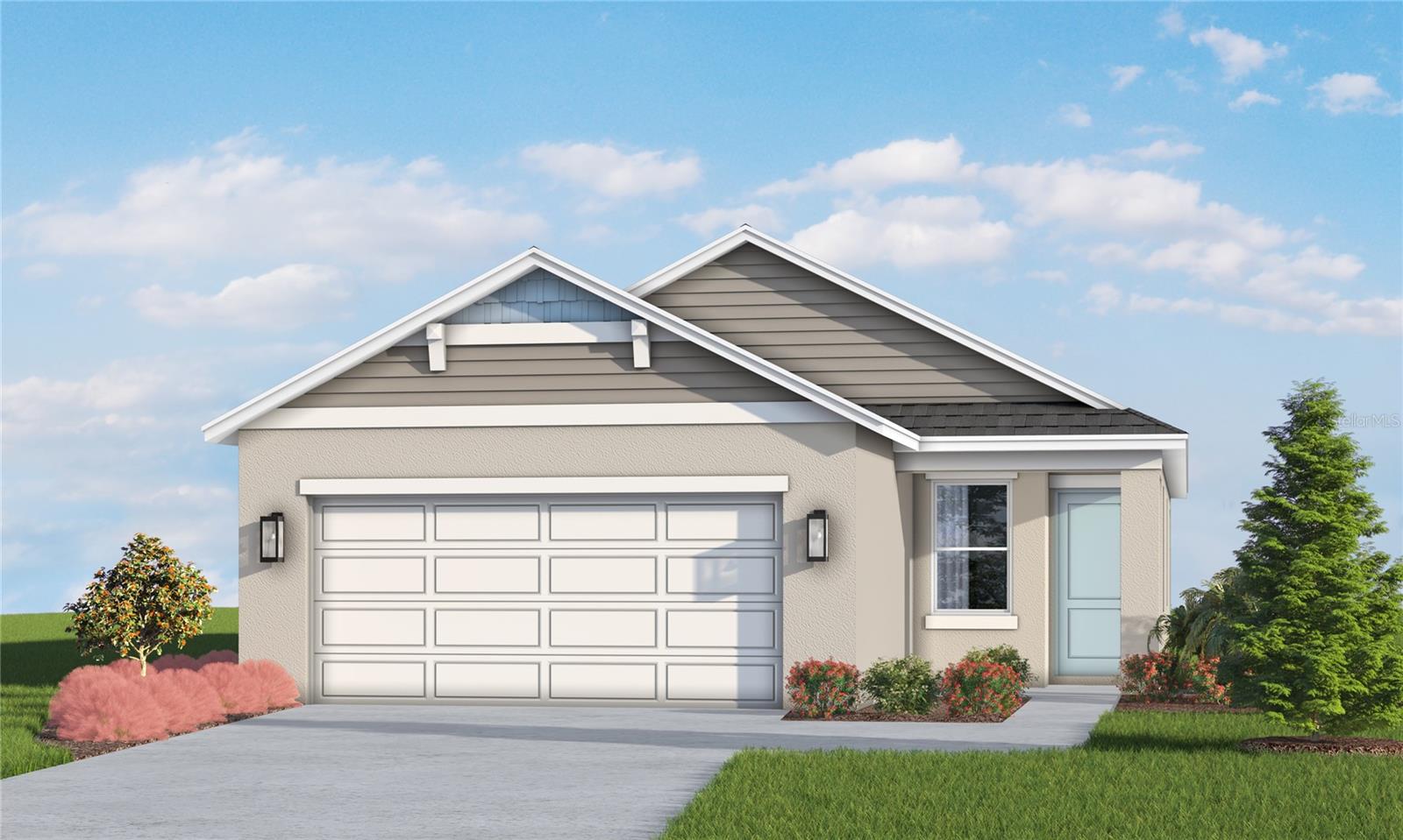 The Sabal floorplan is a single-story home featuring 3 bedrooms, 2 full bathrooms, and 2-car garage. With 1,400 sq. ft. of living area, this home offers a functional layout designed with practical storage throughout. The spacious great room is ideal for relaxing with family, while the kitchen/dining area features stainless steel appliances, quartz countertops, a pantry, and direct access to the large covered lanai, perfect for outdoor relaxation. The owner’s suite is a peaceful retreat, complete with an en-suite bathroom that includes a double-sink vanity, walk-in shower, and walk-in closet. Two additional bedrooms provide flexible living options, whether you need space for guests, a home office, or a growing family.
Community amenities include a pavilion with picnic tables, event lawn, play structure with shade sail, concrete patio with string lighting, foursquare and hopscotch, permanent cornhole boards, dog park, and walkable sidewalks throughout. Enjoy NO CDD fees and LOW HOA fees in the Broadleaf Community. Located right off of Golf Course Road, Broadleaf allows residents to explore Parrish’s exciting venues and restaurants with its easy access to I-75.
Right now when using Builder’s Preferred Lender & Title Company, you can secure $20,000 towards closing costs available for select homes written on or before 8/31/2025.