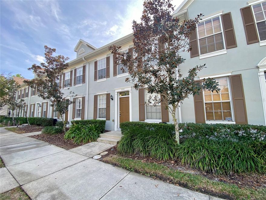 One or more photo(s) has been virtually staged. Your new updated home in the Westchase Tampa A-Rated School Community with tons of fantastic amenities is available today! Your Westpark Village community has multiple parks, playgrounds, nature trail, swimming pools, tennis center, golfing nearby, and more! Within close proximity to Tampa International Airport, St Pete/Clearwater International Airport, Clearwater Beach, St Pete and Coastal Beaches, Downtown Tampa and Downtown St Petersburg, St Pete Pier, museums, sports, fine dining, eclectic foodie destinations, boating, fishing and more, you always have something to do! Have fun meeting your new friends in your AMAZING neighborhood as you take a stroll through each day with your furry friend, or with your bike or golf cart! Save a trip to the office with the ability to have a meeting at home with plenty of room for an office in this 3 bedroom 2.5 bath end-unit townhome with oversized 2 car epoxy flooring garage, and private outdoor screened patio lanai area. Enjoy plenty of space overlooking your large family room and private screened in patio outside from your updated open kitchen and dining area with granite counters, newer stainless appliances (gas range for cooking), and above range mounted microwave so you can have fantastic meals and get togethers with family and friends. Also inside, you'll find high ceilings in your bedrooms and master bedroom with on-suite bathroom and walk-in closet. There are ceiling fans throughout the bedrooms and living room, window treatments, newer ceramic floors with wood-look design throughout, washer and dryer, and several more updates including the bathrooms, throughout. Save time and hassles with lawn cutting maintenance, and trash removal included to keep your property looking beautiful with no hassles. Your dogs are also welcome! Welcome home to your incredible new community in Westchase as you benefit from all of its amenities and location, even if you're not ready to purchase your next home today as you settle into the Tampa Bay Area!