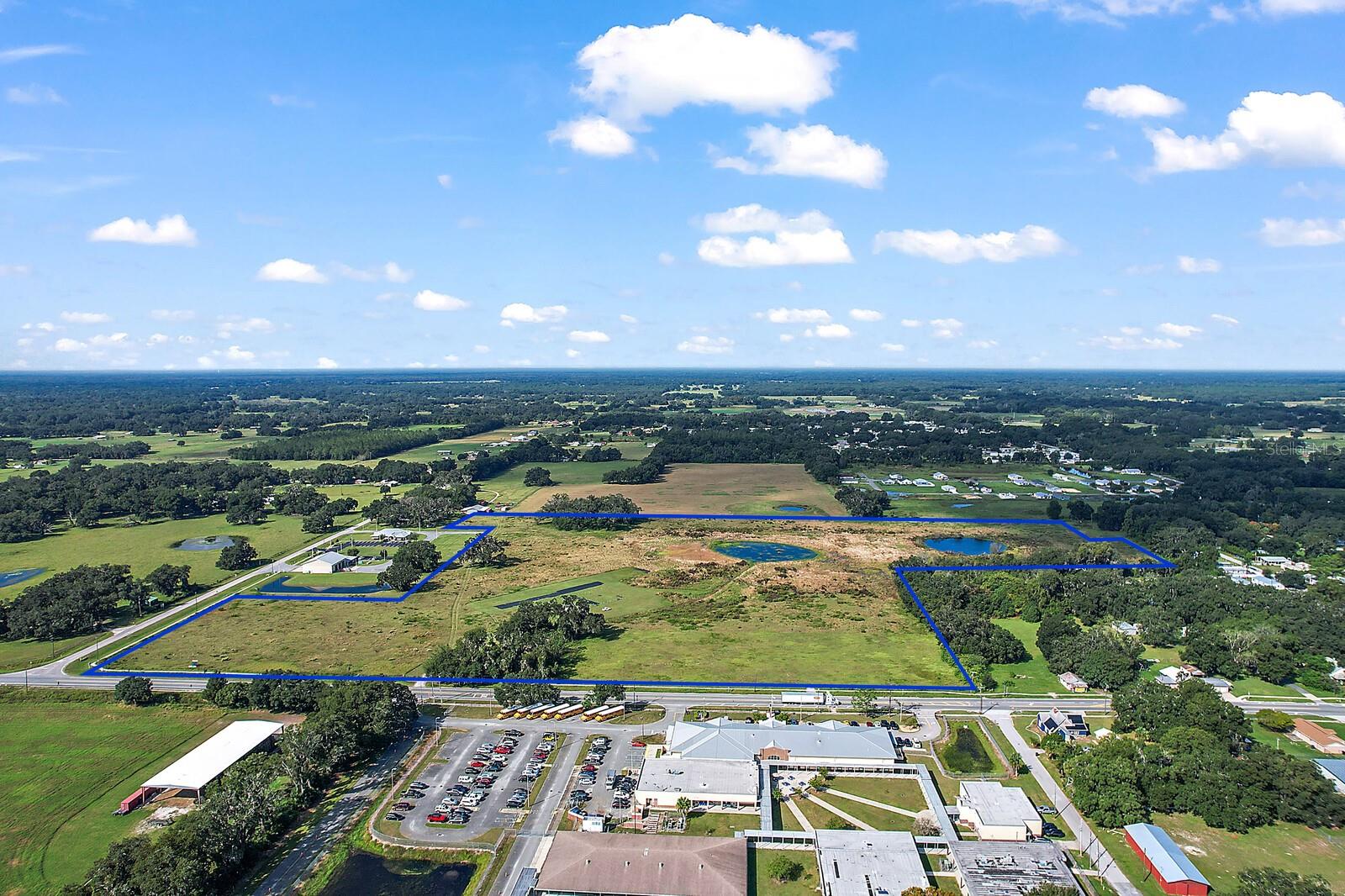 Under contract-accepting backup offers. Development Opportunity in Webster! 41 +/- acres consisting of 3 parcels. Approved for up to 226 SFH lots. Located directly across from the elementary school and adjacent to the library and fire department. Approximately 20 minute drive from Groveland, 30 minutes to Clermont or The Villages, and about 1 hour from either Tampa or Orlando. Perfect location for entry level homes.