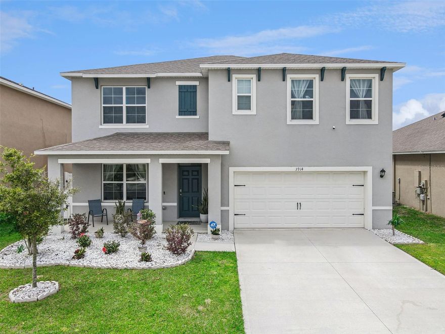 Nestled on the border of Lakeland and Bartow, this home offers a modern, low-maintenance lifestyle in a highly sought-after community. This home spans just over 2,600 square feet with five bedrooms and three full baths, designed for flexible living and abundant space.

On the main floor, you’ll find an open-concept living area bathed in natural light, centered around a kitchen with granite countertops, stainless steel appliances, a walk-in pantry, and a whole-home water filtration system for clean, filtered water throughout. A downstairs bedroom and full bath add convenient privacy for guests or multigenerational living. 

Upstairs, the primary suite awaits as a private retreat with dual spacious walk-in closets and easy access to a versatile loft. Four additional bedrooms provide ample space for family, guests, or a home office, with a practical upstairs laundry completing daily routines. 

Outdoor living is extended with a 40' x 12' covered patio and a fully fenced backyard, perfect for pets and families with low maintenance in mind. The home also includes a smart home package with ADT, cameras, sensors, app-controlled lighting, locks, thermostat, and plugs, plus a lifetime warranty on smart systems.

Wind Meadows South offers resort-style amenities, including a pool with a shaded cabana, fenced dog park, and multiple playground areas. Proximity to shopping, dining, golf, schools, and major highways makes daily life effortless.

This move-in-ready home delivers space, modern conveniences, and a ready-to-enjoy lifestyle without the wait. Schedule a tour today.