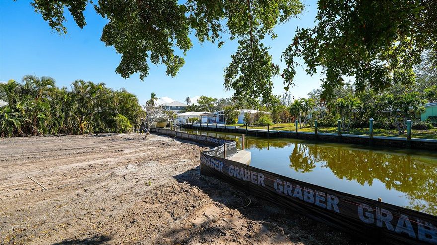 ESTATE SIZE BUILDABLE LOT 100' X 140' HOUSE TORN DOWN & SALT WATER CANAL FRONT LOT CLEARED & READY TO BUILD YOUR DREAM HOME IN DESIRABLE BUTTONWOOD HARBOUR NEIGHBORHOOD. Rare south end of Longboat Key location ( Sarasota County ) vacant lot with seawall situated Mid Longboat Key. Buttonwood Harbour neighborhood also has its own Boat Basin/Marina with community docks available for boats up to 28 feet with easy access & no bridges to Sarasota Bay & Gulf of Mexico access. The close by neighborhood beach offers miles of gorgeous crystal sand beach & magnificent sunsets where neighbors congregate nightly to toast their good fortune!