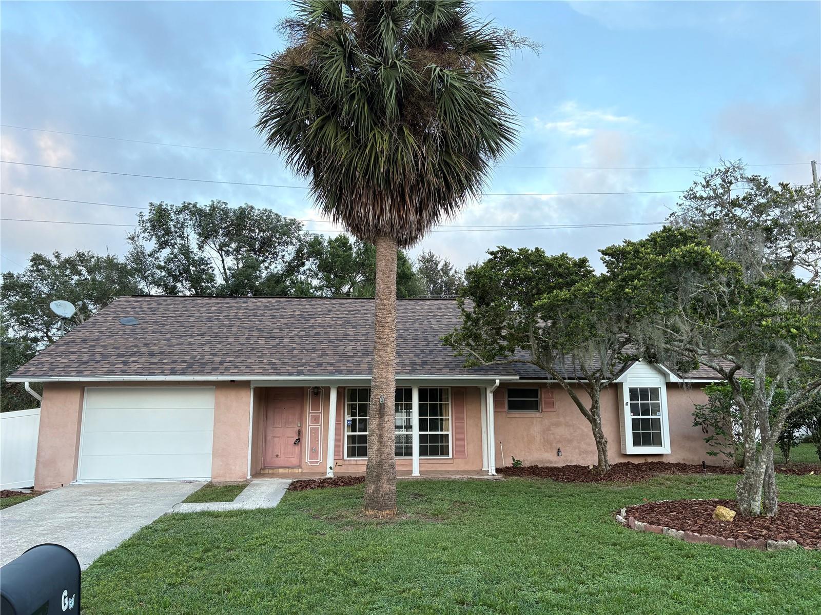 Amazing opportunity for first-time homebuyers or investors! This 2BR/2BA home sits on a spacious .26-acre lot less than a mile from historic downtown Mount Dora. Major updates completed in 2022 include a new roof, appliances, water heater, whole-home generator, garage door, and opener. AC repair will be completed prior to closing. Enjoy privacy behind an 8-ft vinyl fence with a 2022 storage shed. Nature walks around Lake Gertrude or hikes in Forest Pines are just minutes away—and all within your non-HOA community!