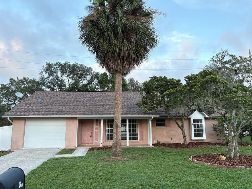 Amazing opportunity for first-time homebuyers or investors! This 2BR/2BA home sits on a spacious .26-acre lot less than a mile from historic downtown Mount Dora. Major updates completed in 2022 include a new roof, appliances, water heater, whole-home generator, garage door, and opener. AC repair will be completed prior to closing. Enjoy privacy behind an 8-ft vinyl fence with a 2022 storage shed. Nature walks around Lake Gertrude or hikes in Forest Pines are just minutes away—and all within your non-HOA community!