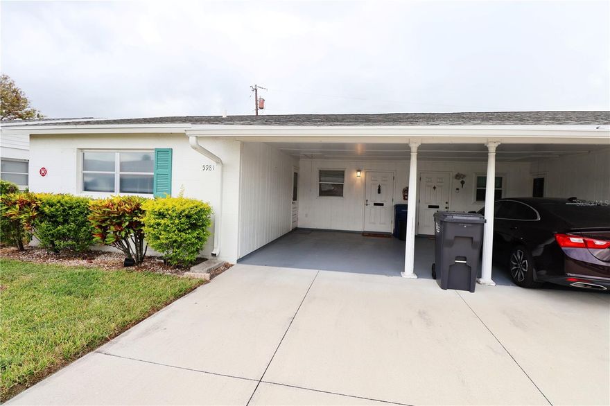 This beautifully updated 2-bedroom, 1-bath villa in the 55+ community of Parkway Villas is ready for its new owner—just bring your suitcase and move right in! Thoughtfully renovated in 2018, the home features quartz countertops, a GE refrigerator, range, washer & dryer, and a sleek Bosch dishwasher.
Parkway Villas is one of Manatee County’s best-kept secrets, this property offers incredible value with low monthly fees of just $398. Fees cover exterior maintenance, roof, landscaping, cable, and internet—giving you peace of mind and easy living
Whether you're seeking a warm winter getaway or a full-time Florida home, this villa is a perfect fit. Enjoy the convenience of covered parking right at your front door, plus you're just a mile from shopping options like Publix, Target, and TJ Maxx.

Don't miss your chance to own this charming, low-maintenance home. Schedule your private showing today!