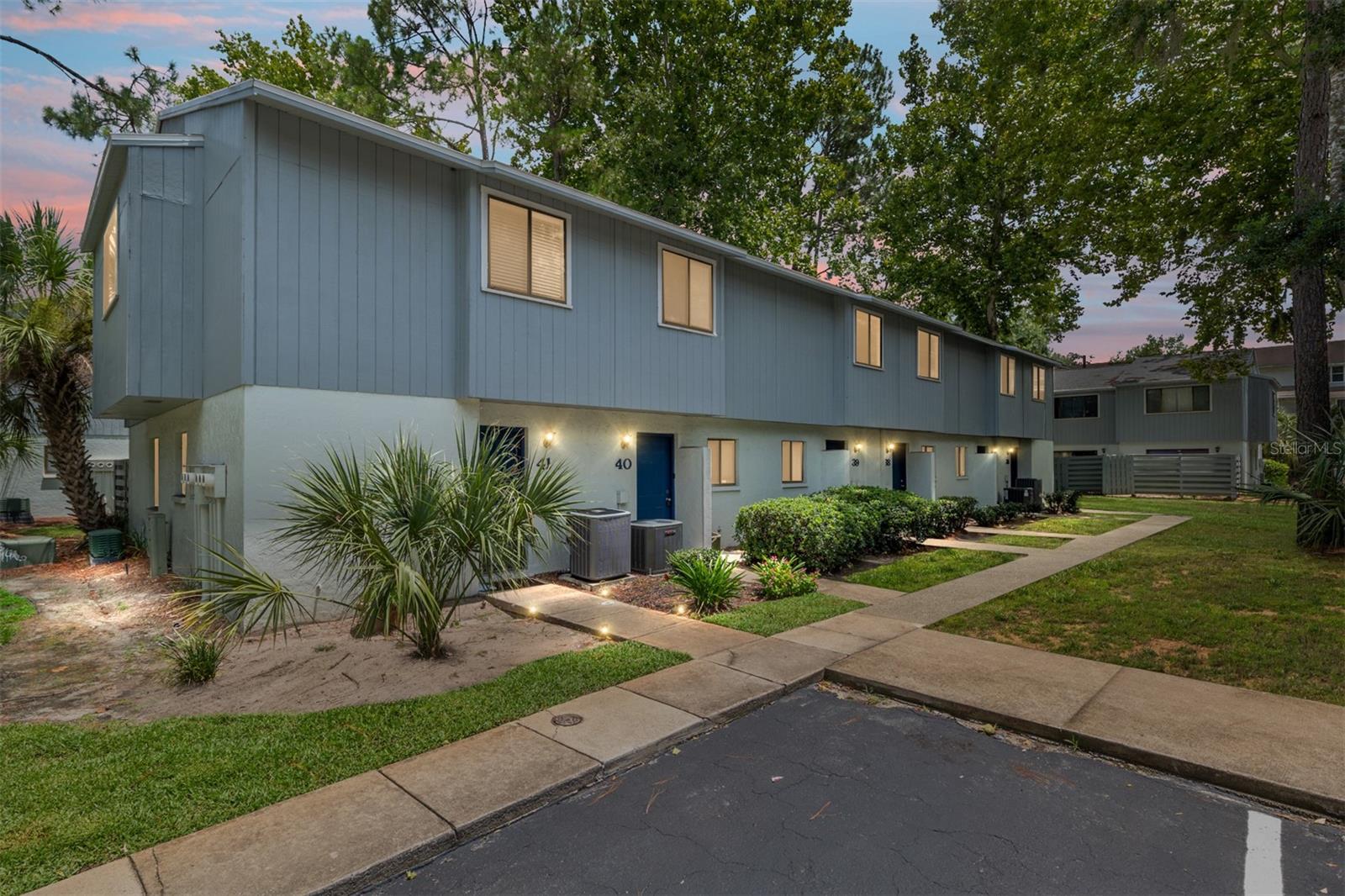 A wonderful and impeccable town home of 2 bedrooms and 1.5 bathrooms in a well-maintained and quiet community, Foxmoor; it is located within minutes of the University of Florida, UF Health Orthopedic and Sports Medicine Institute, Veterinary school, shopping and a variety of restaurants you'd be right in the heart of Gainesville. This townhome is fully furnished you need to bring only your clothes. Also, great investment, the property is used as Airbnb with excellent rate. You need to see it for yourself.