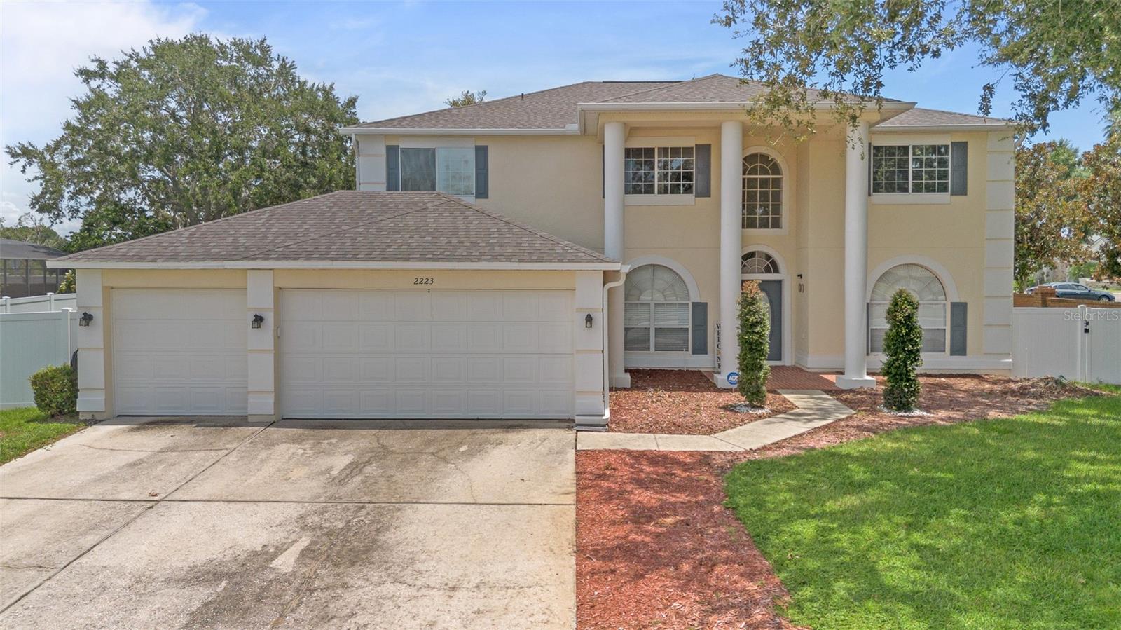 Spacious Corner Lot Home in Gated Community with Pool and Bonus Rooms!
Welcome to your dream home! This beautifully maintained 4-bedroom, 3-bathroom residence offers plenty of space and flexibility, including 3 additional bonus rooms perfect for a home office, gym, media room, or guest space.
Located on a desirable corner lot in a secure gated community, this home combines privacy, comfort, and exceptional value. The 3-car garage provides ample space for parking and storage.
Enjoy Florida living year-round with a screen-enclosed pool, ideal for relaxing or entertaining in a tranquil outdoor setting. The fully fenced backyard offers both privacy and versatility for your outdoor lifestyle.
Please note: The current owner will occupy the home until early November 2025, providing you the perfect opportunity to plan your move-in.
Priced well below market value for the area, this home is a rare opportunity to own a spacious, feature-rich property in a sought-after location.
Schedule your private showing today and experience everything this exceptional!