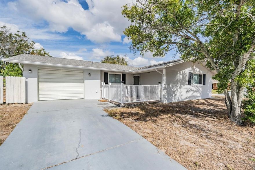 This charming corner lot home is a fantastic choice for you, because it has all new essentials that you would want in a house! New roof, AC, windows, electrical, shed, water heater, fresh paint inside and outside, and under each sink is all new plumbing. It's a breath of fresh air! This home offers 2 spacious bedrooms, a bonus room, and a fenced yard. Come see this beautiful property before it's too late!