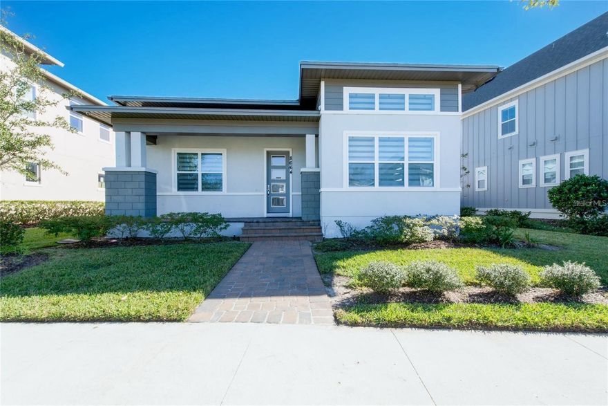 Modern 3-Bed Home in Lake Nona's Laurent Park! This beautifully designed single-story home offers nearly 2,000 sq. ft. with 3 bedrooms, 2.5 baths, and stylish upgrades throughout. Enjoy vaulted ceilings, an open kitchen with quartz countertops & stainless steel appliances, and a spacious living area. The primary suite features a walk-in closet and luxurious bath, while one bedroom has been converted into a dream closet. Includes a covered patio and detached 3-car garage.
Located near Lake Nona Medical City, top schools, shopping, and just a short drive to the airport & Cocoa Beach. Community amenities include a fitness center, aquatic center, tennis, pickleball, and more... Don’t wait—schedule your showing today!