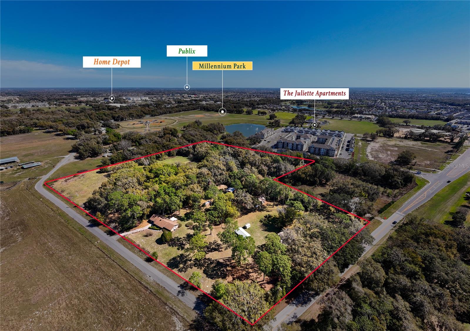 Three parcels in the heart of Wildwood ready to be rezoned for a multi-family project OR a commercial use. The 18 acres have a portion that runs along 44A and also backs up to the new community, the Juliette Apartments. The location is half mile from UF Health with a new surgery center just blocks away. The Center for Advanced Care is in the Brown Wood Village, which is the hot spot in the area for shopping/restaurants and nightlife. The area is exploding and more places to live will be needed.