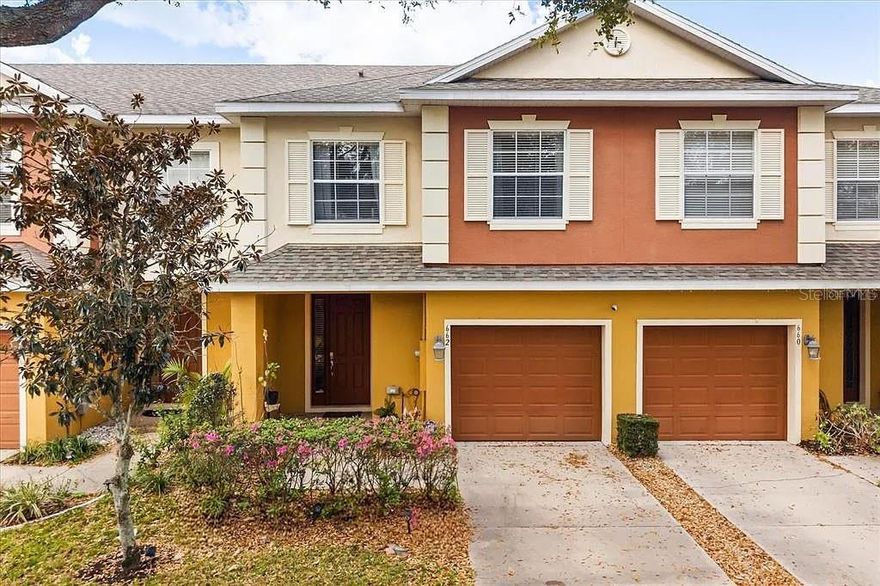One or more photo(s) has been virtually staged. Welcome to this move-in ready townhome located in the gated community of Westyn Bay, offering the perfect blend of comfort, convenience, and low-maintenance living. Step inside to an open-concept layout that today’s buyers love—ideal for both everyday living and entertaining. The kitchen is designed to impress with granite countertops, a breakfast bar, ample cabinet space, and a full appliance package, making meal prep and hosting effortless. Upstairs, the spacious primary suite features elegant French door entry, a walk-in closet, and a private ensuite bathroom with dual sinks, a relaxing garden tub, and separate shower—your own personal retreat. Two additional bedrooms provide flexibility for guests, a home office, or growing households. Enjoy added conveniences like an interior laundry room, ceiling fans, and window coverings throughout. Out back, unwind on your covered patio, perfect for morning coffee or relaxing evenings. Location is where this home truly shines—just minutes from shopping, dining, top-rated roads (429, 408, Turnpike), and everyday essentials, making your commute and daily routine incredibly easy. If you’re looking for a well-maintained, move-in ready home in a secure community with unbeatable access—this is it. Schedule your showing today!