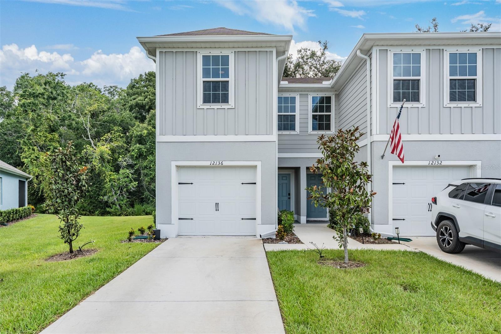 Built in 2024, this stylish two-story townhome with a 1-car garage is tucked inside the Bear Creek community just off Moon Lake Rd, close to shopping, parks, and the Gulf. The light-filled first floor features an open great room, dining area, and a modern kitchen with stainless appliances, dark shaker cabinetry, quartz counters, and a large island for prep and casual seating. A convenient half bath serves the main level. Upstairs you’ll find generously sized bedrooms and two full baths. Out back, enjoy no rear neighbors and a peaceful conservation view with vinyl fencing on the sides, perfect for morning coffee or pets. The rent for this home incudes Cable TV, High-Speed Internet, Trash and Lawn Care.
Locatio, location, location! Minutes to Sims Park on the Cotee River for festivals, splash pad, and kayak launch; quick trips to Robert K. Rees Memorial Park (Green Key Beach), Anclote River Park, and Fred Howard Park for swimming, sunsets, and boat/kayak access. Close to James E. Grey Preserve (boardwalks along the river) and Jay B. Starkey Wilderness Park for biking, hiking, and connections to the Suncoast Trail. Easy access via SR-52/SR-54, US-19, and the Suncoast Pkwy (589) for fast drives to Trinity, Tarpon Springs, Clearwater, and Tampa. (Community is Bear Creek in New Port Richey, near Moon Lake Rd.)
Nearby Schools (verify zoning): Moon Lake Elementary, River Ridge Middle, River Ridge High. Zoning can change—please confirm with Pasco County Schools. Full video tour available on YouTube, just search by address. Tours available 7 days a week, in person or via zoom. Set up your tour today!