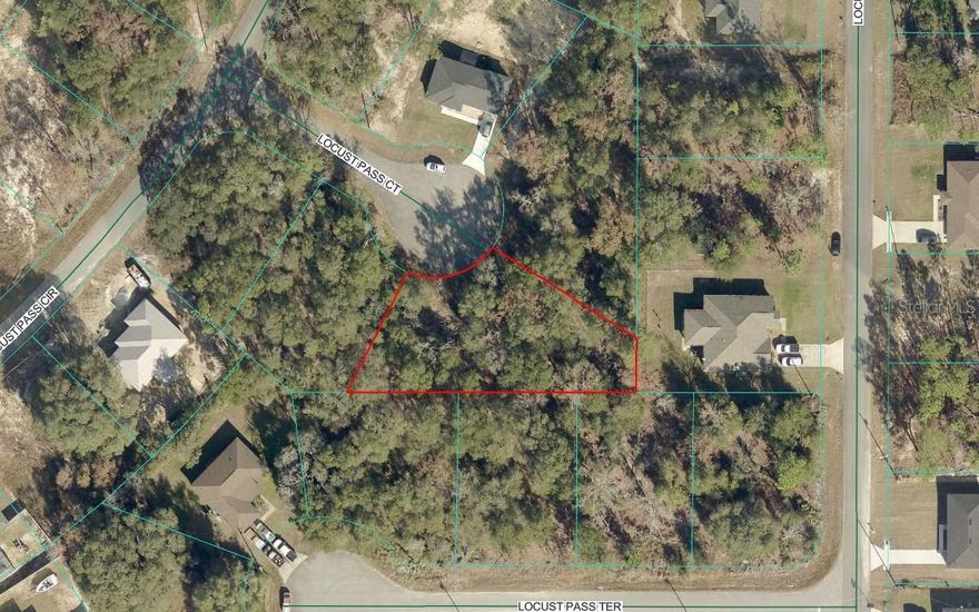 Great .34 of an acre cul-du-sac building lot on Locust Pass Court. just off of Emerald Road north of Maricamp/464. Build your dream home or hold and invest. Zoned for single family site-built homes, no mobiles. Located in Silver Spring Shores, Ocala. This lot is treed, on a paved road and lots of new construction all around it. No HOA and near shopping, restaurants, and schools. Do not miss this opportunity. Take a look and drive by, sign is on the property. Flood zone X and NOT in a county flood prone area either.