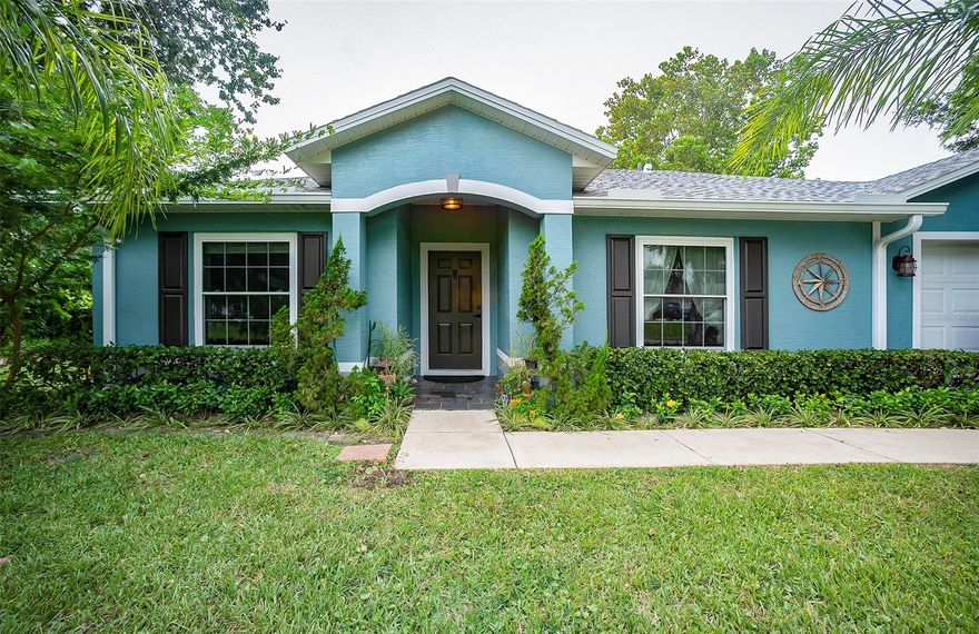 Beautiful well-kept 2003 concrete block home with new impact windows, 2018 roof and new hot water heater.  Complete with roof warranty, window warranty, builder warranty. While this is a one owner home all the updates have been done including kitchen cabinets, appliances, light fixtures and fans, new hardware, crown molding, built in wall cabinets, large patio area and more. The extras keep coming and include 220 in the garage, home wired for video surveillance, fruit trees in the large backyard, crown molding and access to reclaim water just added.  This entire home has a high hurricane rating. Not only beautiful but keep your family safe and have peace of mind.  A must see today! ;Water: City