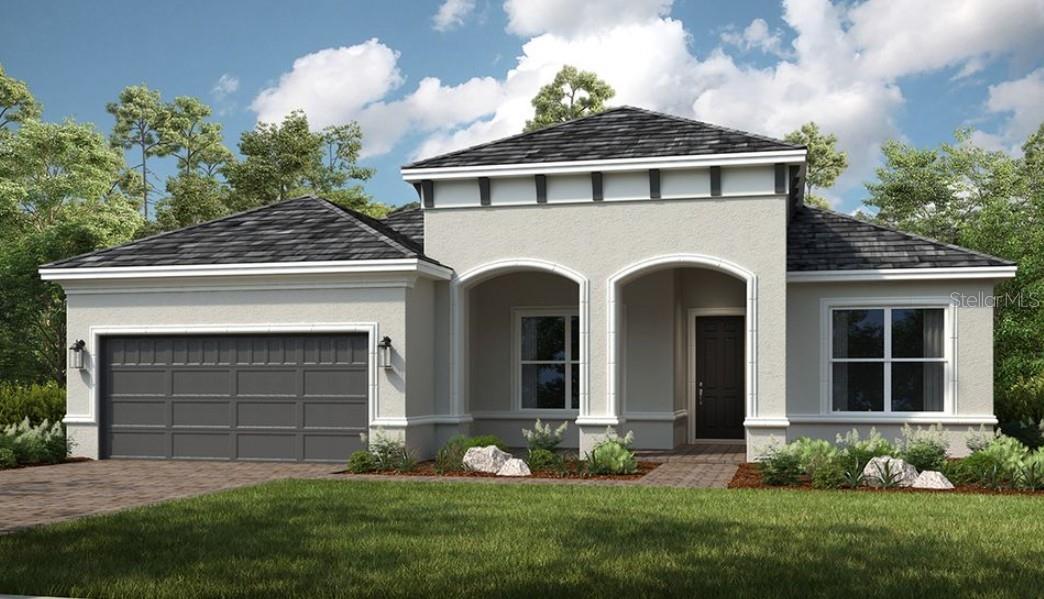 Under Construction. New Construction - July Completion! Built by Taylor Morrison, America's Most Trusted Homebuilder. Welcome to the Ambra at 938 Tassleflower Trail in Esplanade at Center Lake Ranch. Experience resort-style living in St. Cloud, Florida, at Esplanade within the gated Center Lake Ranch community. With only 300 homes offering stunning nature and pond views, every detail is designed for peace and relaxation. Enjoy wellness-focused amenities like a pool, spa, fitness center, and movement studio. Stay active with pickleball, bocce, or strolls through the Bark Park, while concierge services and community events keep life exciting. With planned trails, parks, and an 11-acre Central Park, Esplanade offers a serene, nature-filled lifestyle with easy access to major roads. Now meet the Ambra. At the heart of the home, a bright and open living space connects the great room, gourmet kitchen, and casual dining area—all overlooking the lanai. The kitchen features a large central island, perfect for meal prep or gathering with friends. Two private primary suites, each with bay windows, generous walk-in closets, and spa-inspired baths with walk-in showers, offer a unique dual retreat layout that sets this plan apart. Additional Highlights Include: Gourmet kitchen, 8' interior doors, bay window at primary suite and second suite, outdoor kitchen rough-in, pre plumb and install for laundry sink and faucet. Photos are for representative purposes only. MLS#O6324667