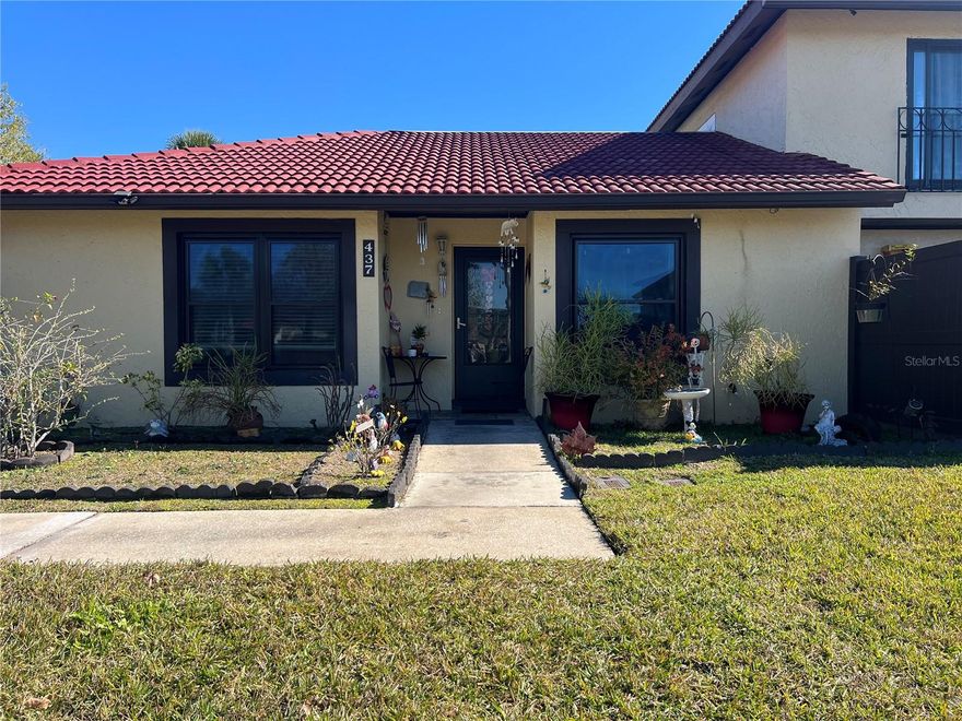 Immaculate and Beautiful Spanish Style Villa. Great Investment Opportunity in good rental area. BEAUTIFUL AND CLEAN 2/2, FRESHLY PAINTED, TILED THROUGHOUT, ALL APPLIANCES STAY. COMMUNITY POOL, PLAYGROUND, CLUBHOUSE. CLOSE TO BUSLINE, LIBRARY, PUBLIX, WALLMART AND SHOPPING CENTER. PROPERTY IS IN MOVE IN CONDITION!!!