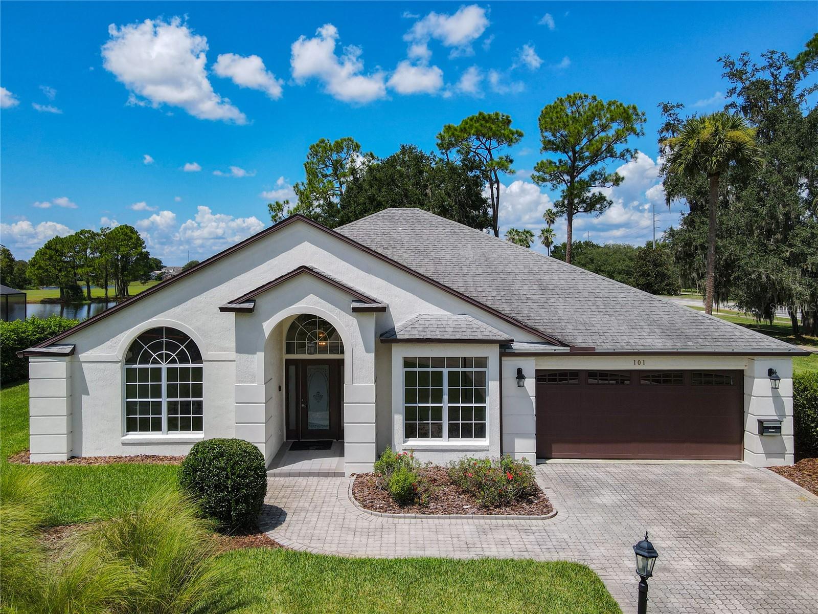 Experience the Ultimate Florida Golf Lifestyle. Welcome to an exquisite opportunity to own this stunning resident in the heart of central Florida. Located in Ridgewood Lakes golf and country club, just minutes from Disney World, Old Town, and countless other entertainment options and exceptional dinning alternatives. This remarkable property boast of a beautiful oversized lot with a serene pond view. This property had been previously used as an office but can easily be turned back into an amazing single family home. When you drive into this community you will discover meticulously landscaped grounds. The many amenities include a top notch clubhouse, fitness facility, golf course, tennis and pickleball courts, 24 hr. maned guard gate, pool and sidewalks. The home includes two hvoc systems, one is brand new the other is 2 yrs. old. This is more than a home; it's a lifestyle. Don't miss this exceptional opportunity – schedule your private showing today! Home is priced at the appraised value, appraisal is available upon request. All measurements are approximate and need to be verified by buyers agent.