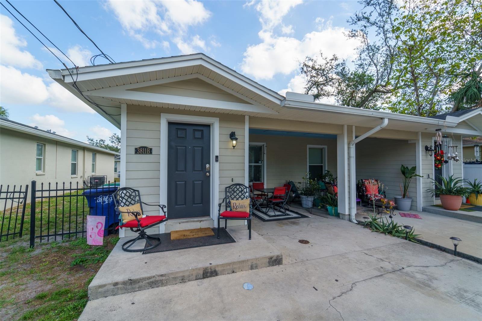Spacious 2-bedroom, 2-bathroom duplex with den and carport available on 54th Street. Built in 2013, this well-maintained home offers a LARGE primary suite with its own bathroom and walk-in closet, along with a bright kitchen equipped with a refrigerator, range, microwave, and disposal. The layout features plenty of closet space, a laundry closet with washer/dryer hookups, and crown molding in the living room. Ceiling fans in the bedrooms and living room, window blinds throughout, and abundant natural light make the home both comfortable and inviting. This quiet property is best suited for mature tenants seeking a peaceful environment.