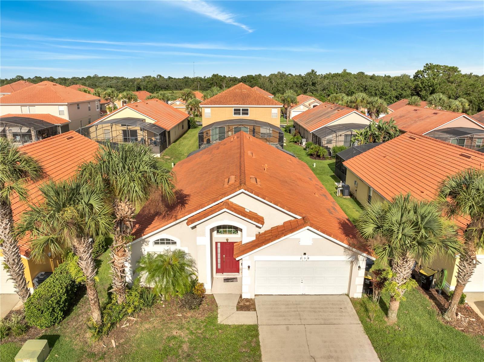 Welcome to your Florida getaway in the beautiful, gated Aviana Resort! This fully furnished single-story home has everything you’ve been looking for—5 comfortable bedrooms, 3 full bathrooms, a 2-car garage, and a sparkling private pool that’s perfect for making memories with family and friends.
Inside, the open layout with tile flooring throughout the main living spaces creates a bright and inviting atmosphere—ideal for relaxing evenings or hosting gatherings. Step outside and enjoy your own slice of paradise by the pool, where you can soak up the sunshine or unwind in total privacy.
Aviana Resort isn’t just about the home—it’s about the lifestyle. Here, you’ll have access to a gorgeous clubhouse with a fitness center, resort-style pool, hot tub, sand volleyball court, playground, and scenic walking trails around the lake. Whether you’re looking for fun, relaxation, or a bit of both, it’s all right at your doorstep.
And the location couldn’t be better—just 10 miles from Disney, close to top-rated golf courses, within an hour of Florida’s famous beaches, and surrounded by countless attractions. Whether you’re searching for a vacation retreat, an investment property, or a place to call home, this one checks all the boxes.
Come see for yourself why Aviana Resort is the perfect place to live, vacation, and play!