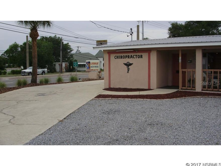 GREAT OPPORTUNITY FOR MANY TYPE'S OF BUSINESS ON BUSY US 1 IN EDGEWATER. ELECTRIC SIGNAGE ON ROAD, CONCRETE BLOCK BUILDING, & 2007 METAL ROOF PLUS A/C NEW IN 2015! THERE IS PAVED & GRAVEL PARKING AREAS, WITH FRONT & REAR ACCESS. THE ADJACENT PROPERTY IS AVAILABLE (MLS 1032839) ALSO. ;Water: City