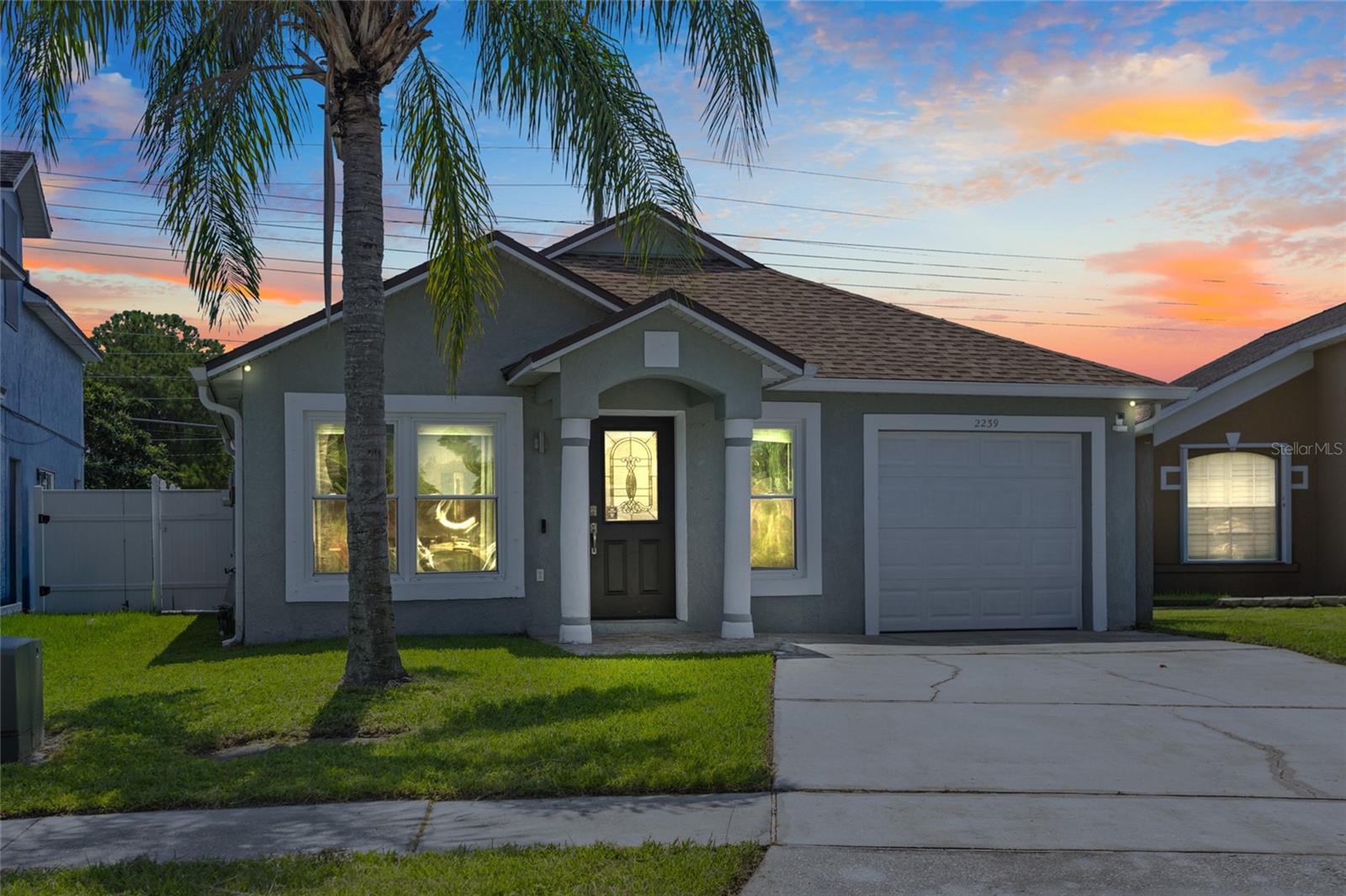 Centrally located and move-in ready, this 3 bedroom, 2 bath home features an open floor plan perfect for modern living. You’re just minutes from the beach, Downtown Kissimmee, the Rodeo, shops, and restaurants. Inside, the spacious primary suite includes a walk-in closet; outside, enjoy a fenced backyard with plenty of room for entertaining and relaxation. Additional highlights include a 1-car garage and an oversized driveway for extra parking. Thoughtfully laid out for easy maintenance, cleaning, and organization, this property is a smart fit for first-time homebuyers or anyone seeking low-maintenance living in a convenient location.