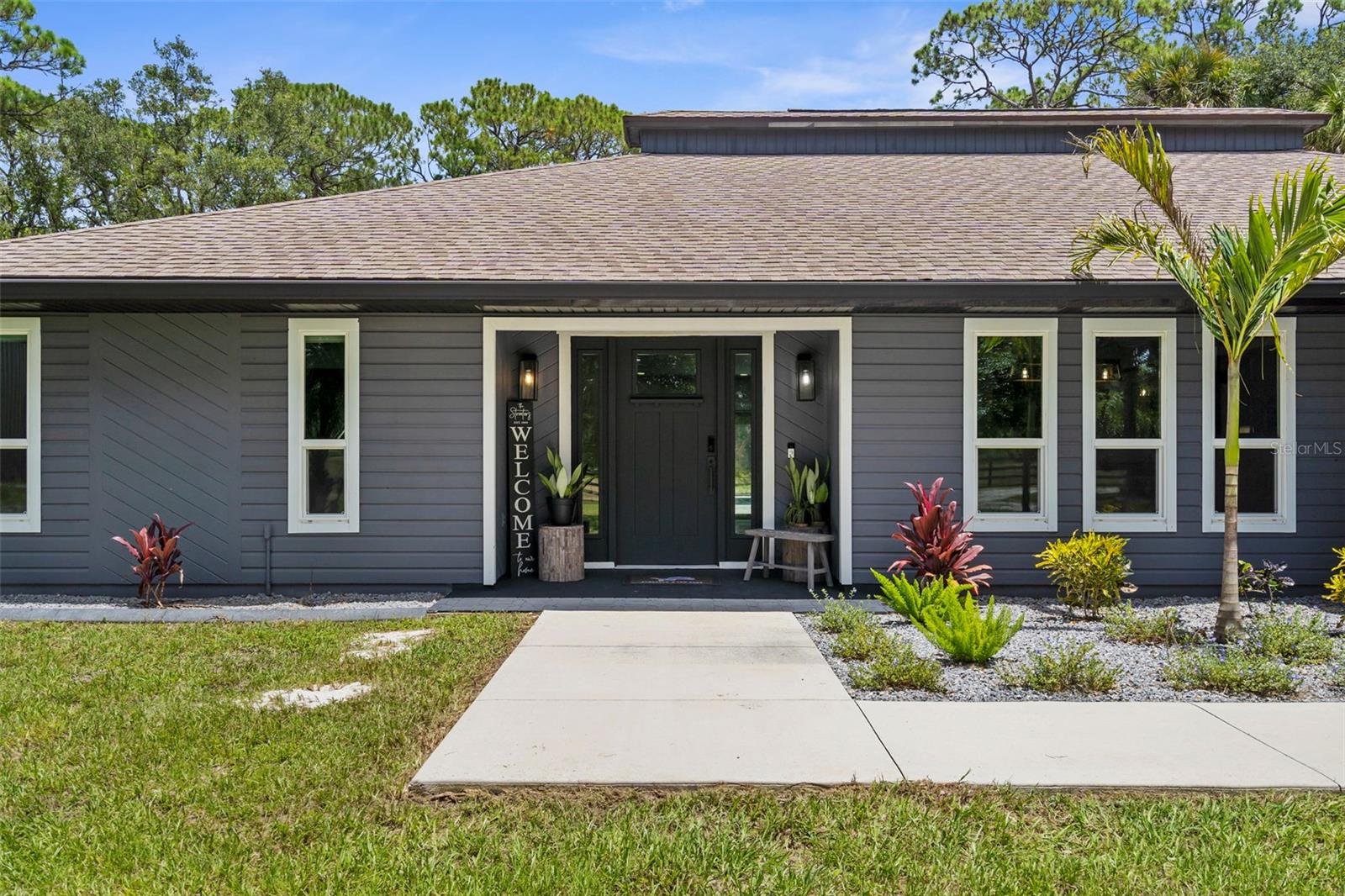 Completely Transformed home on 5 Acres with New Saltwater Pool & 40x84 Barn! No HOA, No CDD, Flood Zone X!
This stunning, fully renovated home offers 3 spacious bedrooms, 3 modern baths, and an attached 2-car garage with epoxy flooring—all set on 5 private acres. Most of property is fenced in, bring your horses, cows, goats, and donkey's! Every detail has been upgraded between 2023 and 2025, including new flooring, trim, paint, fireplace accent wall, kitchen update, and remodeled bathrooms. The gourmet kitchen features a gas cooktop, LG smart appliances, and a custom-built walk-in pantry with dedicated ice maker. Hurricane-impact windows and doors (2023), smart switches controlled by your phone (Lutron App), LED lighting added in almost every room, Ring Camera’s, and energy-efficient upgrades ensure peace of mind and modern convenience.
Major updates include a buried 350 AMP electrical service, fiber optic internet, a whole-house 26kw Generac generator (2024, 10-year warranty that is transferrable), and a rebuilt water softener/filtration system (2024). New On-Demand water heater added as well, Roof was replaced in 2021.
Outdoor living is truly unmatched:
• Brand new saltwater pool (July 2025) with LED lighting and app-controlled systems
• Caldera 7-person saltwater hot tub
• 40'x84' metal barn/shop (2024) with 16' walls, 2 oversized doors, 24'x40' loft, and 150AMP service
• Plumbing rough-in for future barn bathroom & loft water lines
• RV parking spot with 50AMP power
• Circular driveway, fresh exterior paint, new soffit/fascia, and large storage shed (10*19)
Located in desirable Flood Zone X with no HOA or CDD fees, this home blends rural freedom with modern luxury and technology. Truly move-in ready and built for both comfortable living and entertaining. Lots of wildlife seen on property such as Deer, Sandhill Cranes, & Turkey!
Feels like true country living but only 10 minutes to I-75. 30 minutes to multiple beaches! Within 15-20 minutes to local North Port Restaurants, Shopping, and Entertainment.
Schedule your private showing today to see what living life on your own terms looks like in 2025!