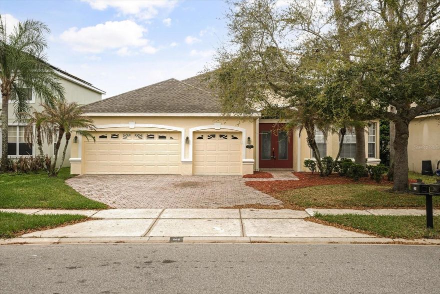 Beautiful 4-bedroom, 3-bath home with a 3-car garage located in a desirable gated community in Seminole County. This move-in ready residence features high ceilings, tray ceilings, and an open-concept floor plan filled with natural light, Roof (2021) & AC (2021). Elegant double glass-leaded front doors welcome you into a freshly updated interior with new interior and exterior paint and brand-new luxury vinyl flooring throughout.

The California-style kitchen showcases quartz countertops, 42-inch cabinets, and new stainless steel appliances, perfect for everyday living and entertaining. The primary suite offers two walk-in closets and a spacious ensuite bath, while the generously sized secondary bedrooms provide comfort and flexibility.

Enjoy outdoor living on the extended screened lanai overlooking a fenced backyard with no rear neighbors, creating a peaceful and private setting. Additional highlights include a brick-paver driveway and well-maintained landscaping.

Conveniently located near top-rated Seminole County schools, major highways I-4, 417, and 17-92, plus shopping, dining, and entertainment. Move-in ready—schedule your private showing today!