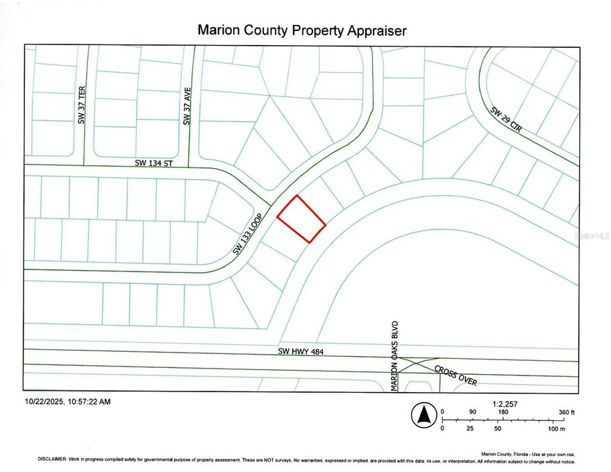 An incredible opportunity to build a custom home in a growing community! This spacious residential lot is located in the established and convenient Marion Oaks area, offering the perfect balance of suburban tranquility and easy access to all Ocala has to offer. Located close to I75 but north of 484 in a very private section.  City water available and no HOA fees.