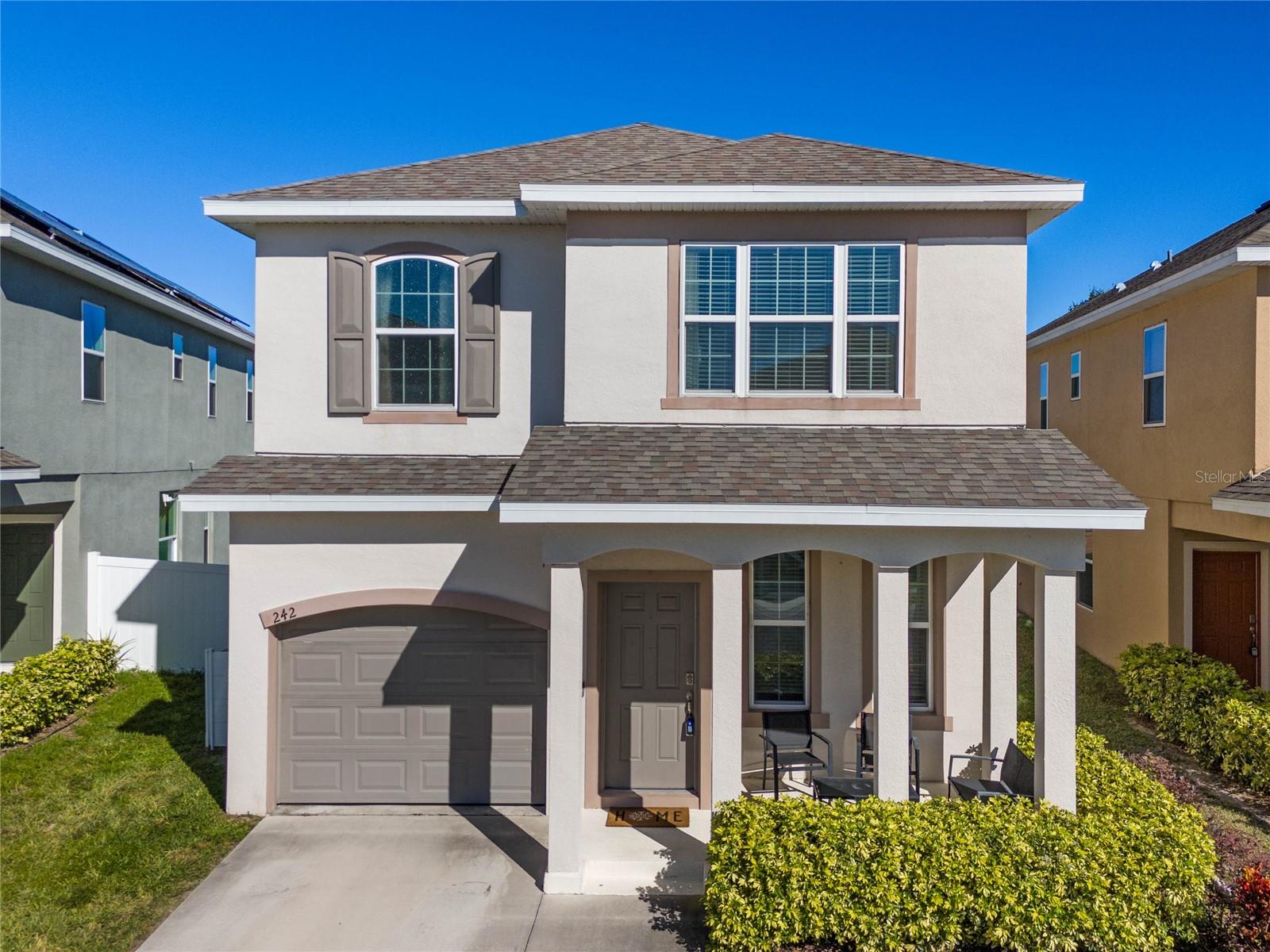 Welcome to **Chelsea Park at West Haven**, one of Davenport’s most desirable gated communities—where comfort, style, and the Central Florida lifestyle come together beautifully.
This spacious **4-bedroom, 3.5-bath home** is move-in ready and designed for easy living, whether you’re looking for your first home, a seasonal retreat, or a place to enjoy your next chapter.
Step inside and you’ll love:
* An **open-concept floor plan** filled with natural light.
* A **modern kitchen** that’s every chef’s dream—featuring a large island, gleaming granite countertops, stainless steel appliances, and plenty of cabinet space.
* 2 large primary suites on second floor with walk-in closet and spa-like bathroom.
* Additional bedrooms that offer flexibility for guests, home office, or family..
Community & Lifestyle: Chelsea Park at West Haven is known for its peaceful surroundings, manicured landscaping, and strong sense of community
Location Highlights:
* Less than 15 minutes to Walt Disney World
* Easy access to **I-4, ChampionsGate, and Posner Park** for shopping, dining, and golf.
* Short drive to **Orlando International Airport** and Florida’s top attractions.
* Zoned for both primary residence and short-term rental**, offering flexibility for homeowners and investors alike.
Whether you’re an empty nester craving sunshine, a first-time buyer wanting modern comfort, or a seasonal resident looking for the perfect Florida escape—**242 Aberdeen Street** delivers it all.
Experience the lifestyle, convenience, and value that make West Haven one of Davenport’s most sought-after communities.
Schedule your private showing today—this is the one you’ve been waiting for.