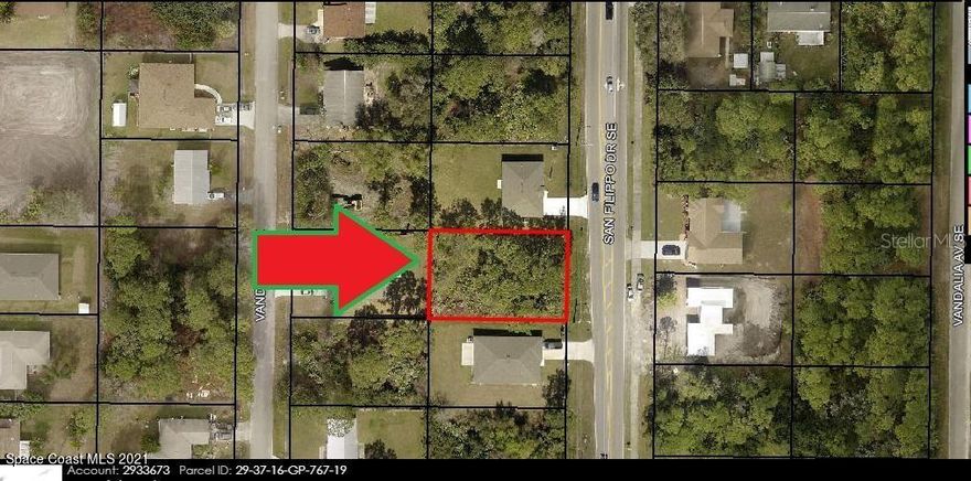 Build Your Dream Home in Prime Palm Bay Location! This 0.23-acre buildable residential lot (RS2 zoning) in Port Malabar comes with city water access and an approved septic system permit, making it ready for your dream home. Ideally located in southeast Palm Bay near PGA golf courses and Bayside Lakes, it's just 1 minute from Columbia Elementary, 5 minutes to Publix, 23 minutes to Melbourne International Airport, and 25 minutes to the beaches of Indialantic. A fantastic opportunity in a rapidly growing area!